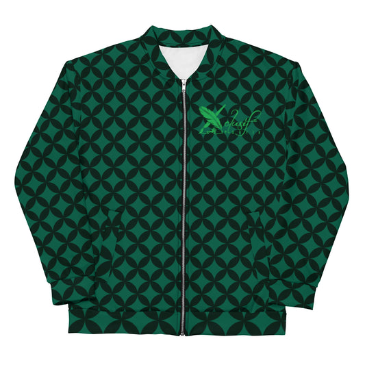 XCLUSIF POETIX LUXURY GREEN Unisex Bomber Jacket