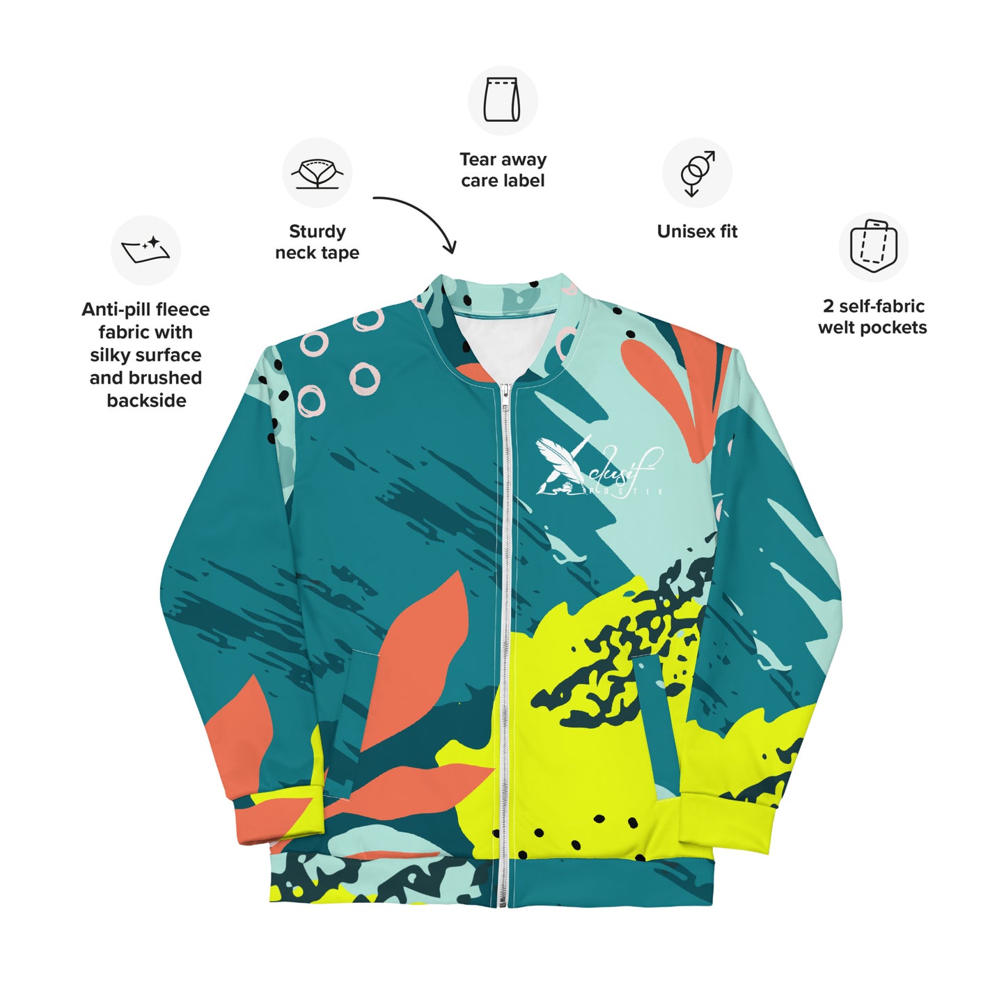 XCLUSIF POETIX JUNGLE Unisex Bomber Jacket