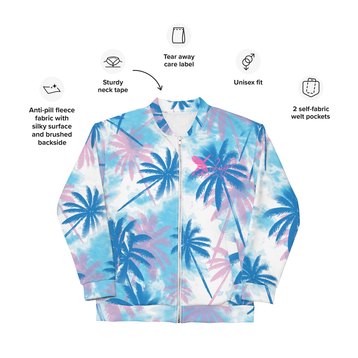 XCLUSIF POETIX MIAMI Unisex Bomber Jacket