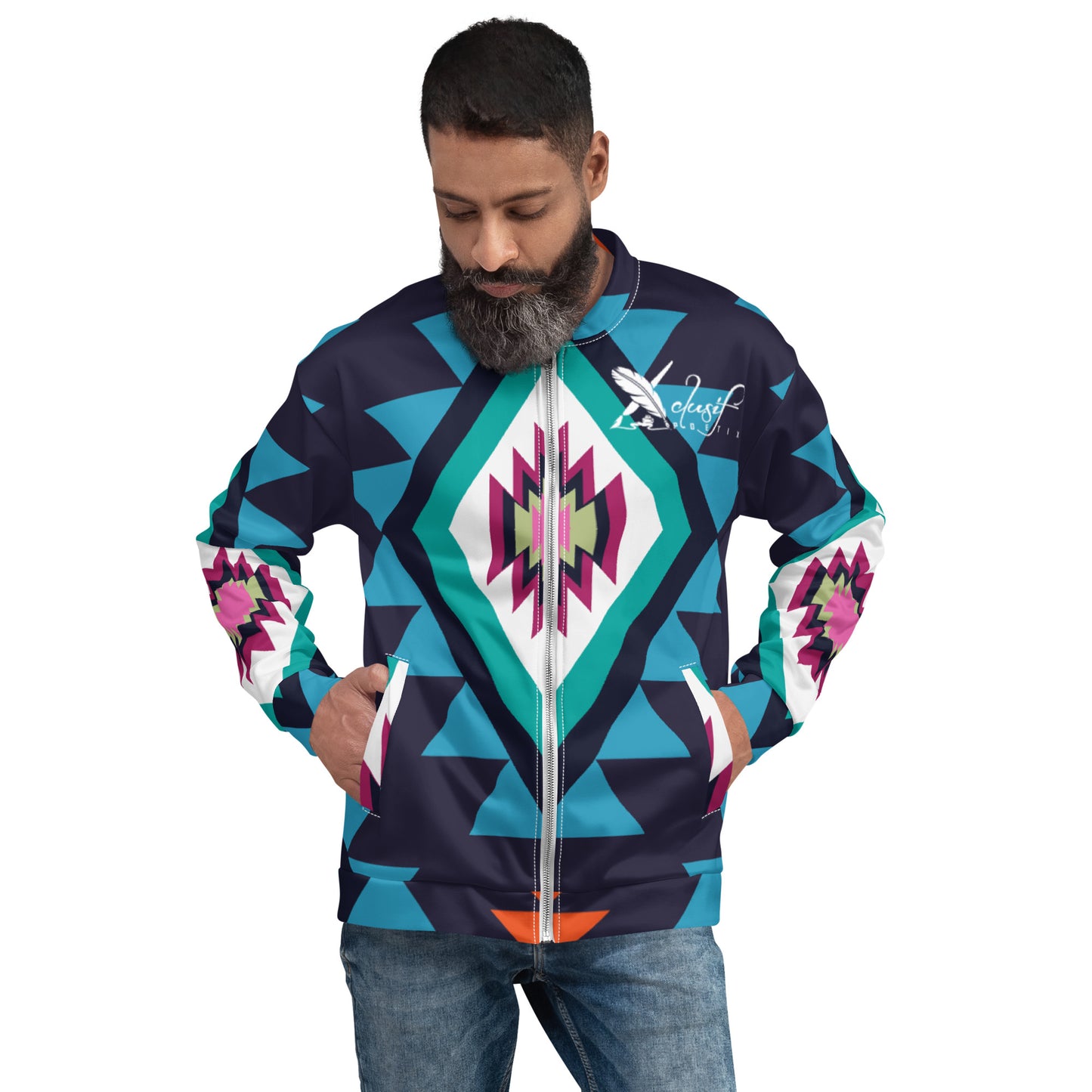 TRIBAL BY XCLUSIF POETIX Unisex Bomber Jacket