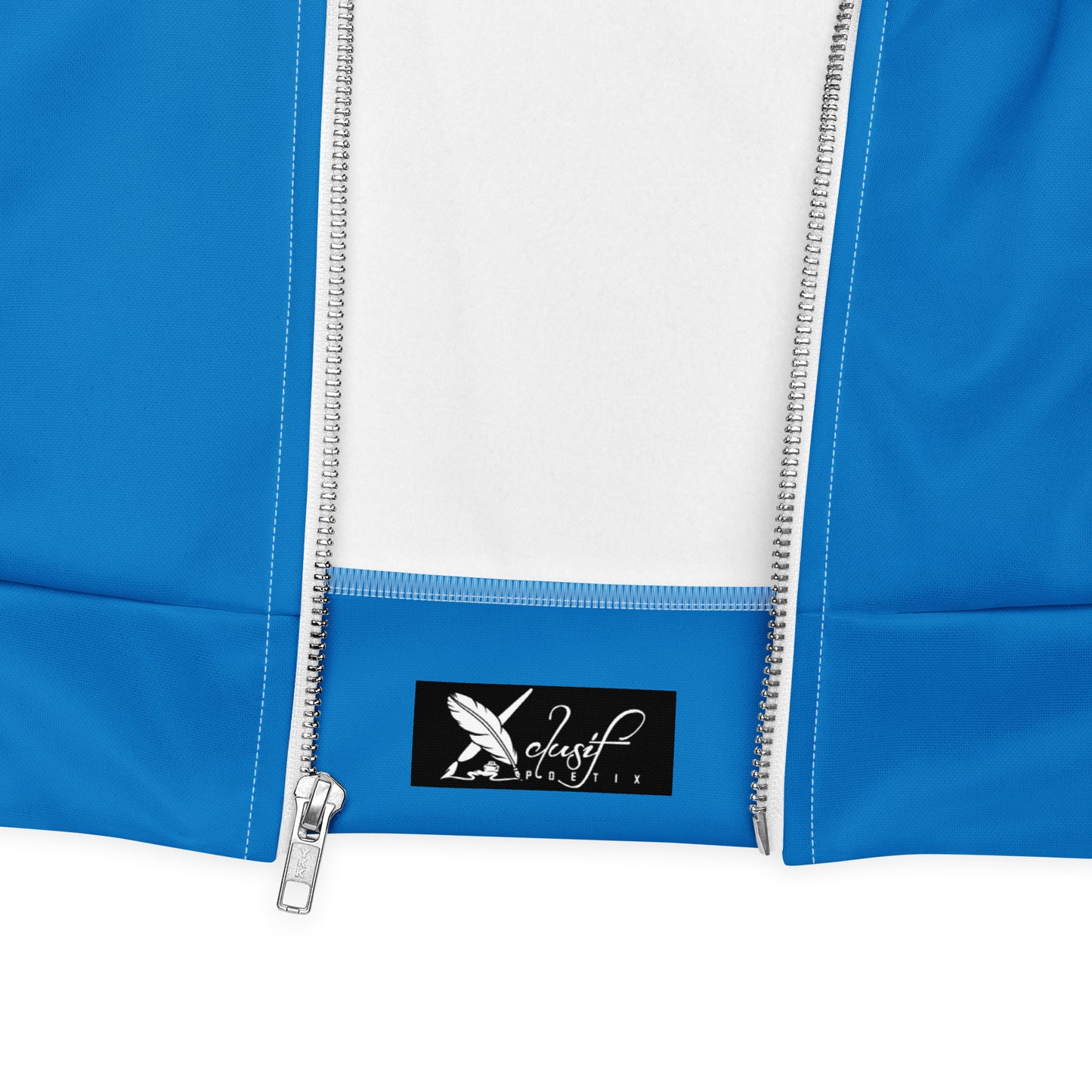 XCLUSIF POETIX BLUE & WHITE Unisex Bomber Jacket