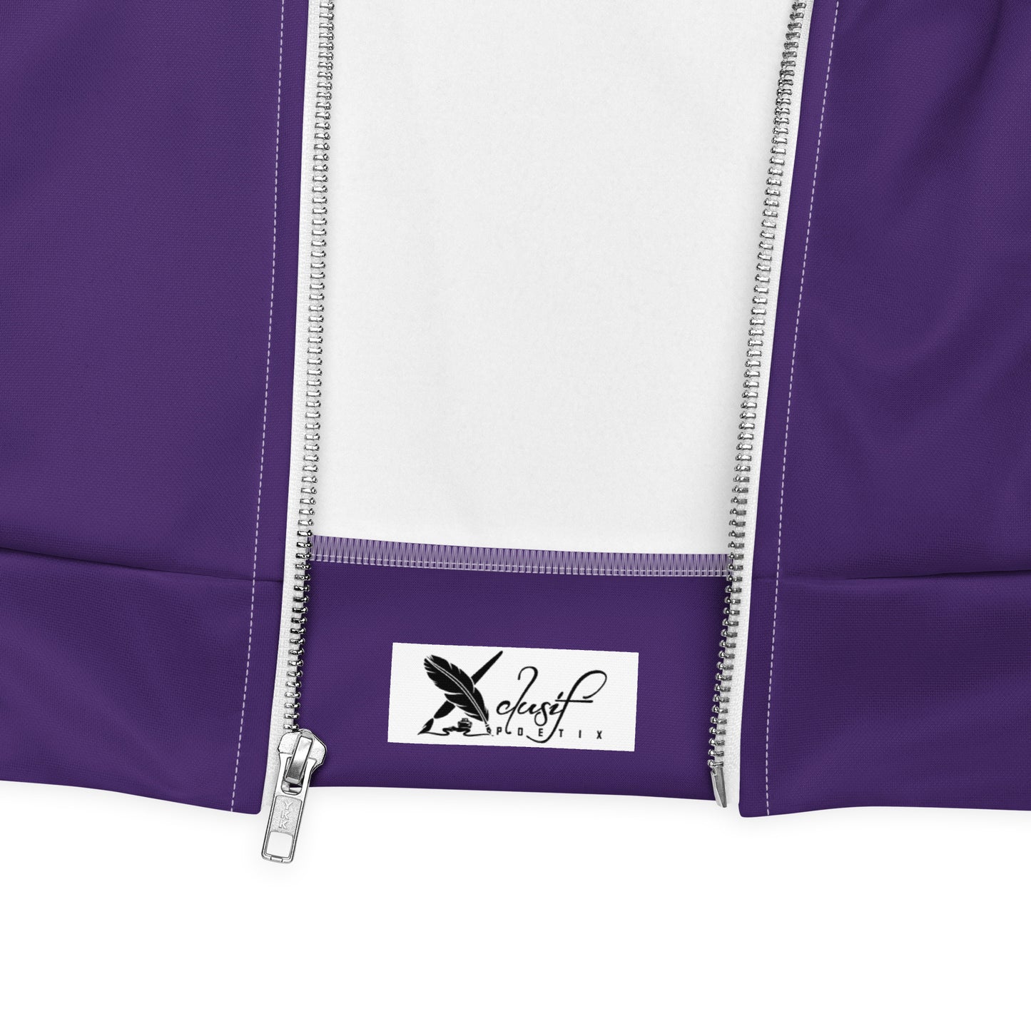 "LIVE FOR WHAT YOU LOVE" BY XCLUSIF POETIX PURPLE Unisex Bomber Jacket