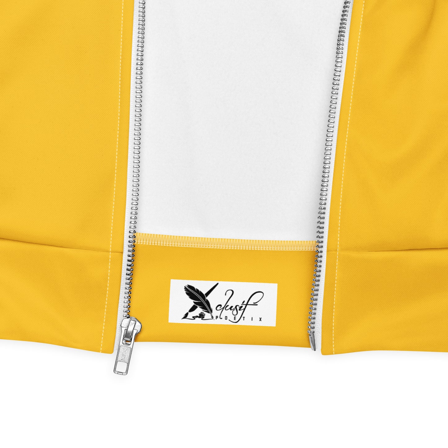 "LIVE FOR WHAT YOU LOVE" BY XCLUSIF POETIX YELLOW Unisex Bomber Jacket