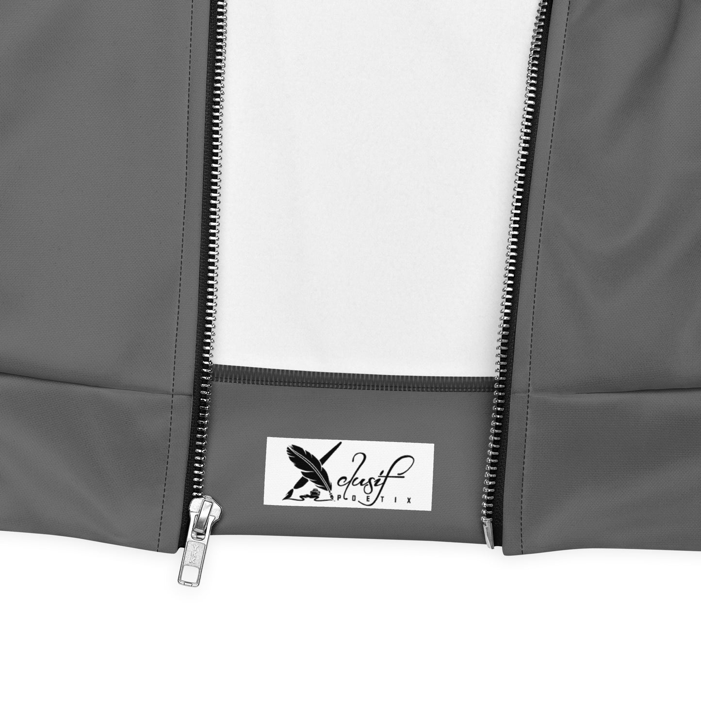 RICH BY XCLUSIF POETIX GREY & GOLD Unisex Bomber Jacket