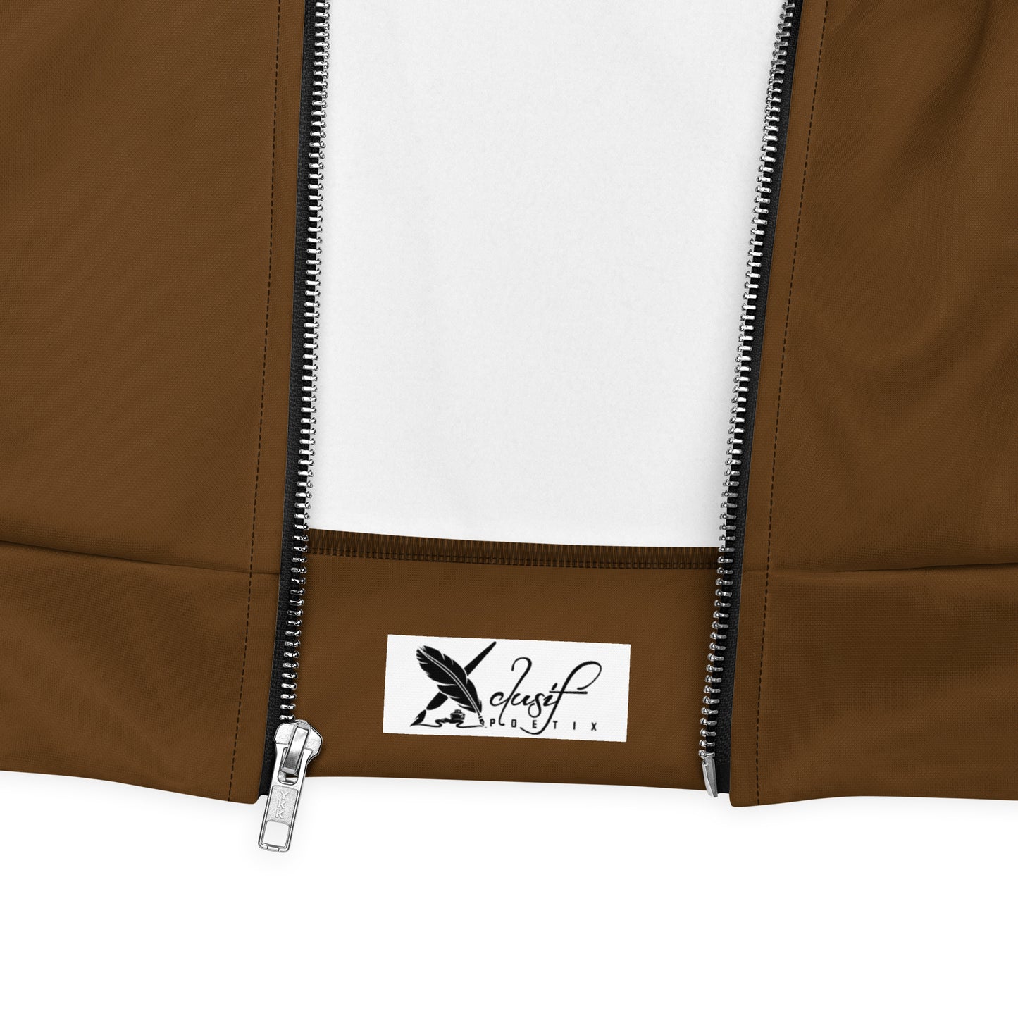 RICH BY XCLUSIF POETIX BROWN & GOLD Unisex Bomber Jacket