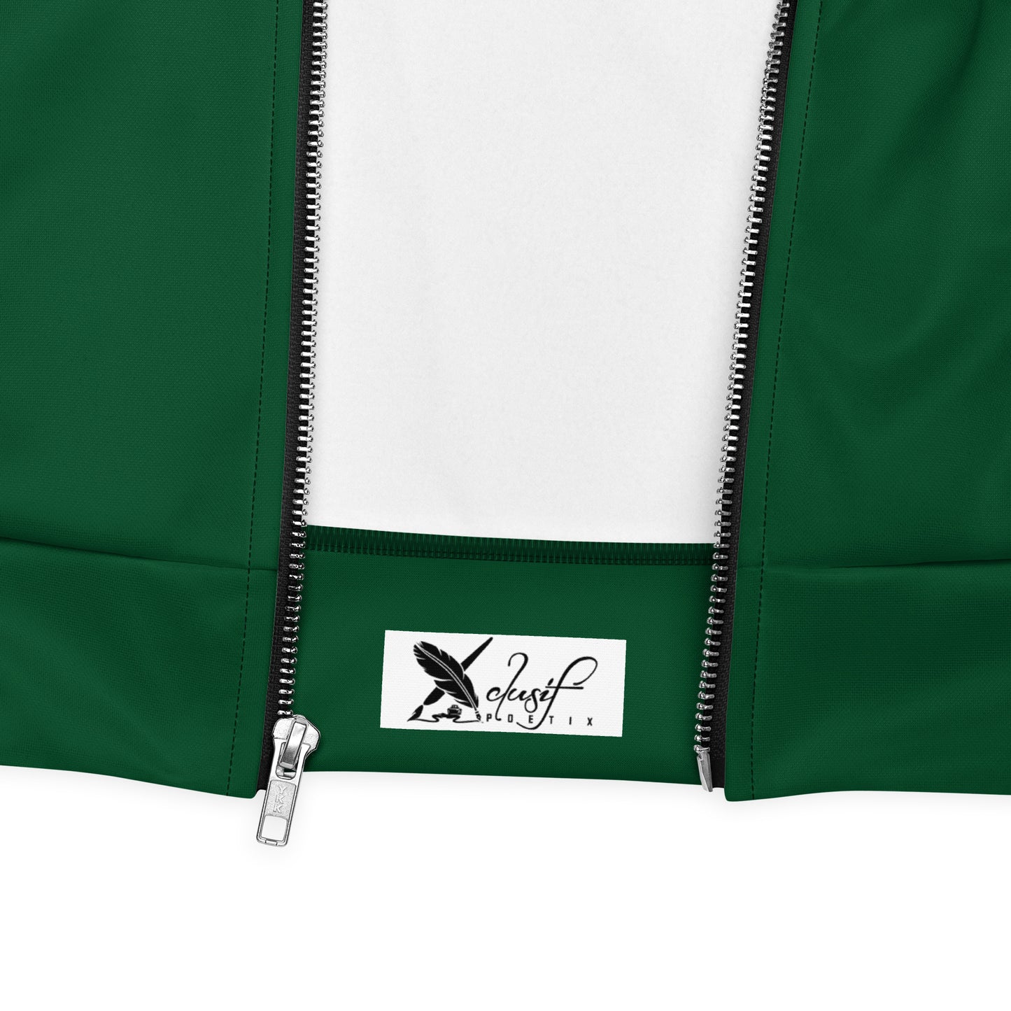 RICH BY XCLUSIF POETIX FOREST GREEN & GOLD Unisex Bomber Jacket