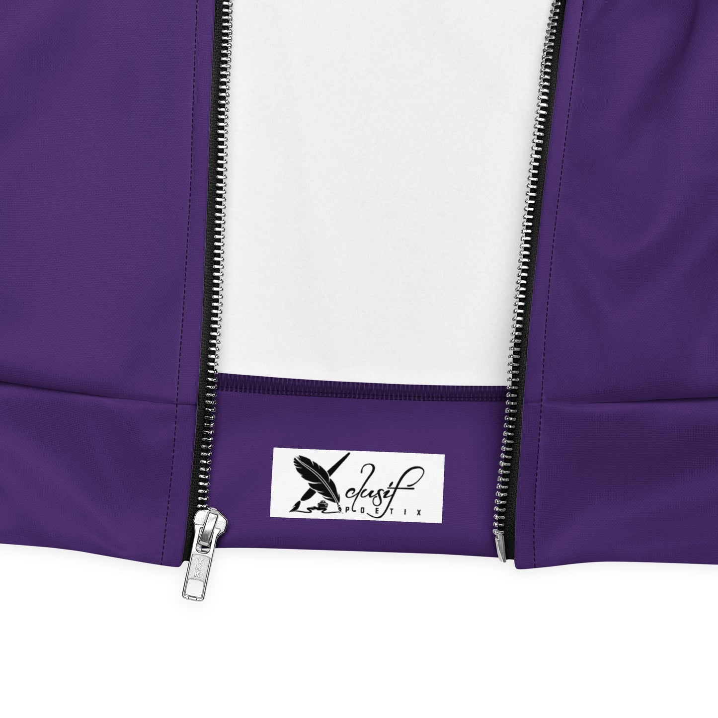 RICH BY XCLUSIF POETIX PURPLE & GOLD Unisex Bomber Jacket