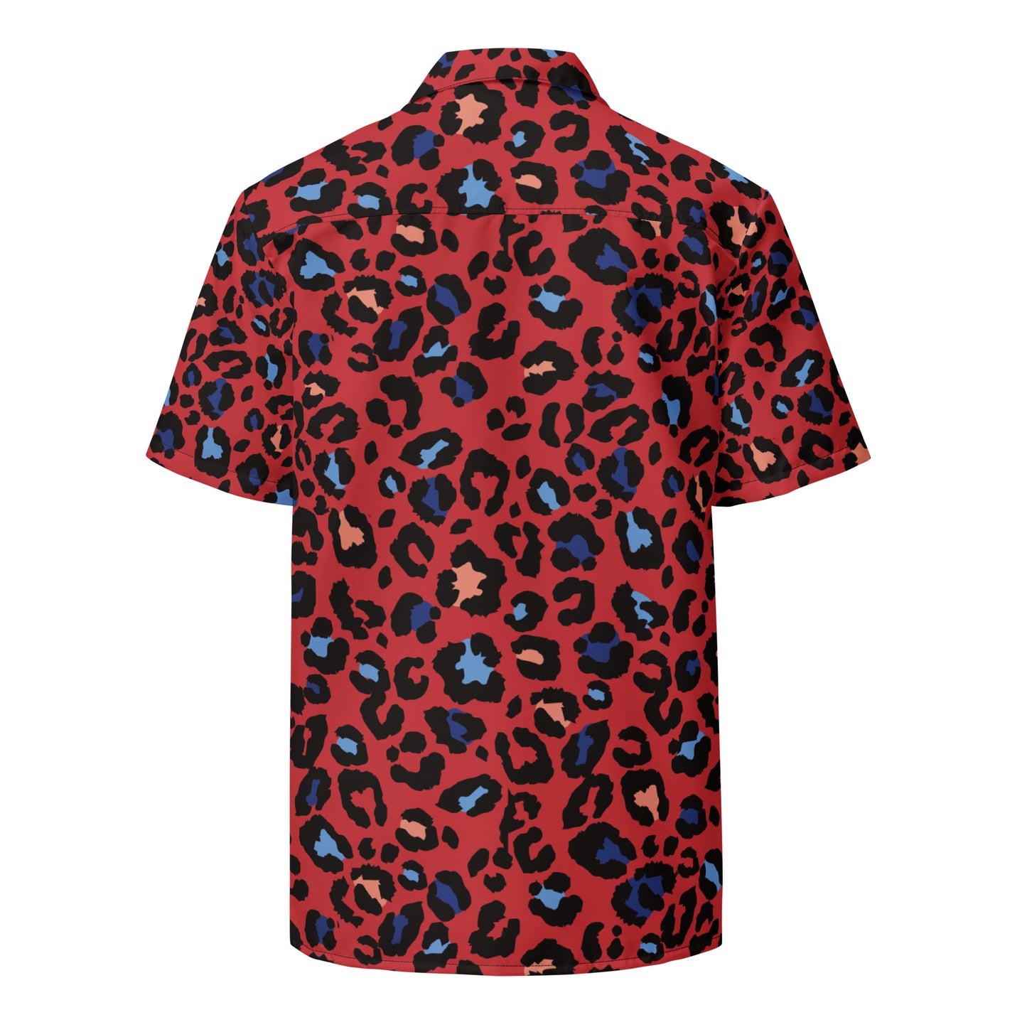 XCLUSIF POETIX RED LEOPARD Unisex button shirt