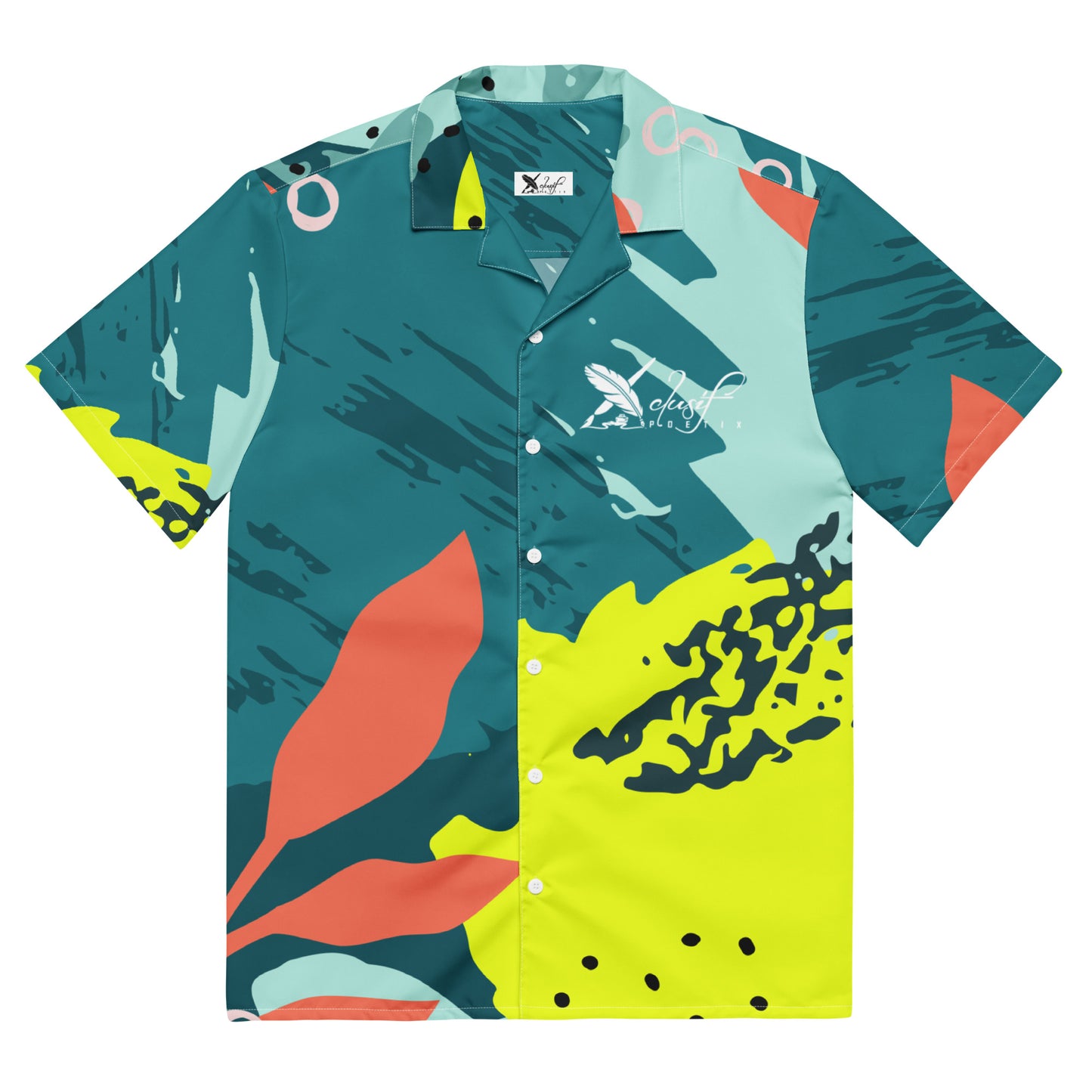 XCLUSIF POETIX JUNGLE Unisex button shirt