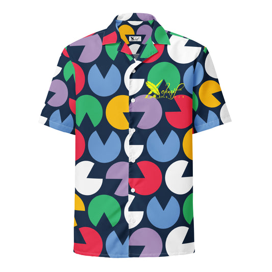 XCLUSIF POETIX VIBRANT Unisex button shirt