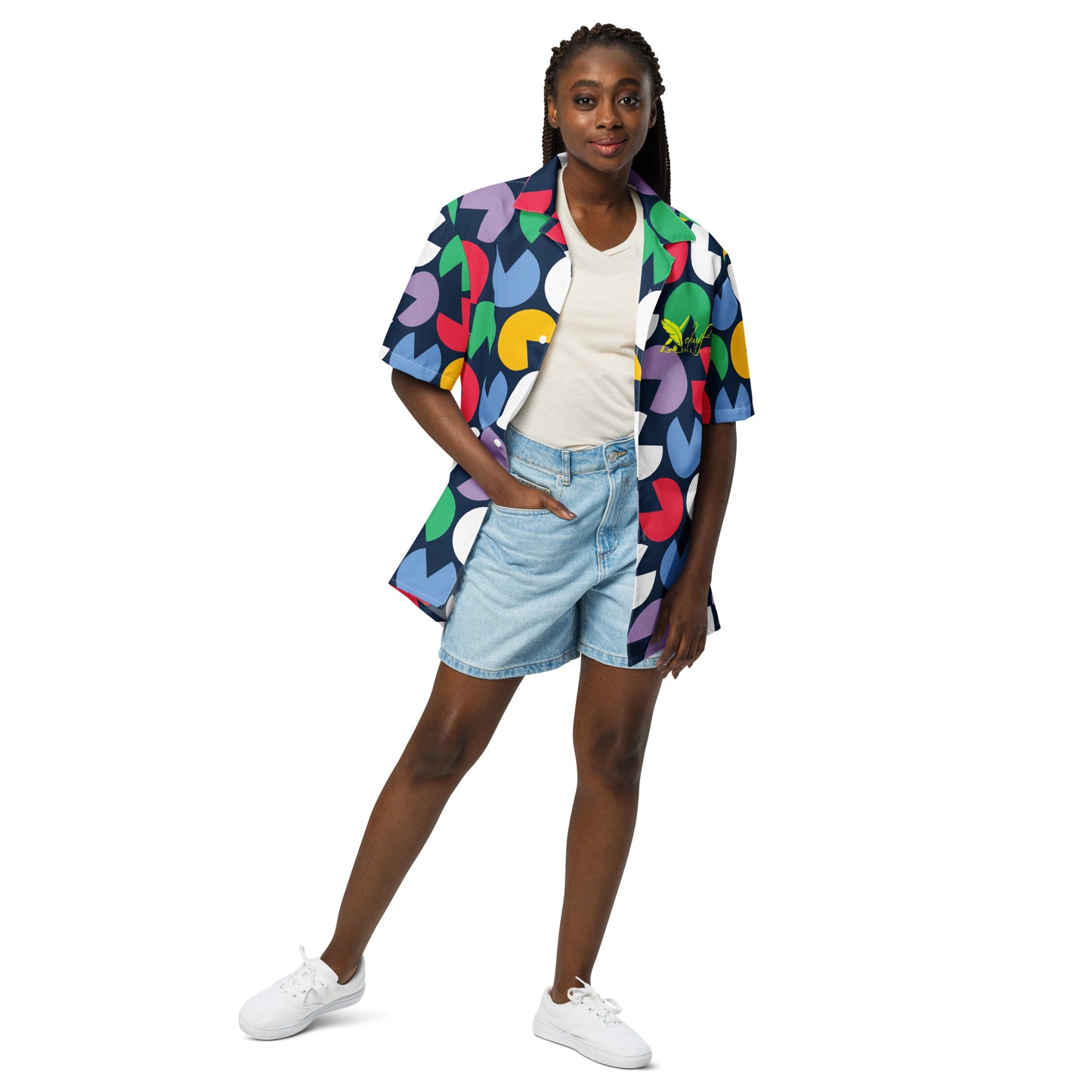 XCLUSIF POETIX VIBRANT Unisex button shirt