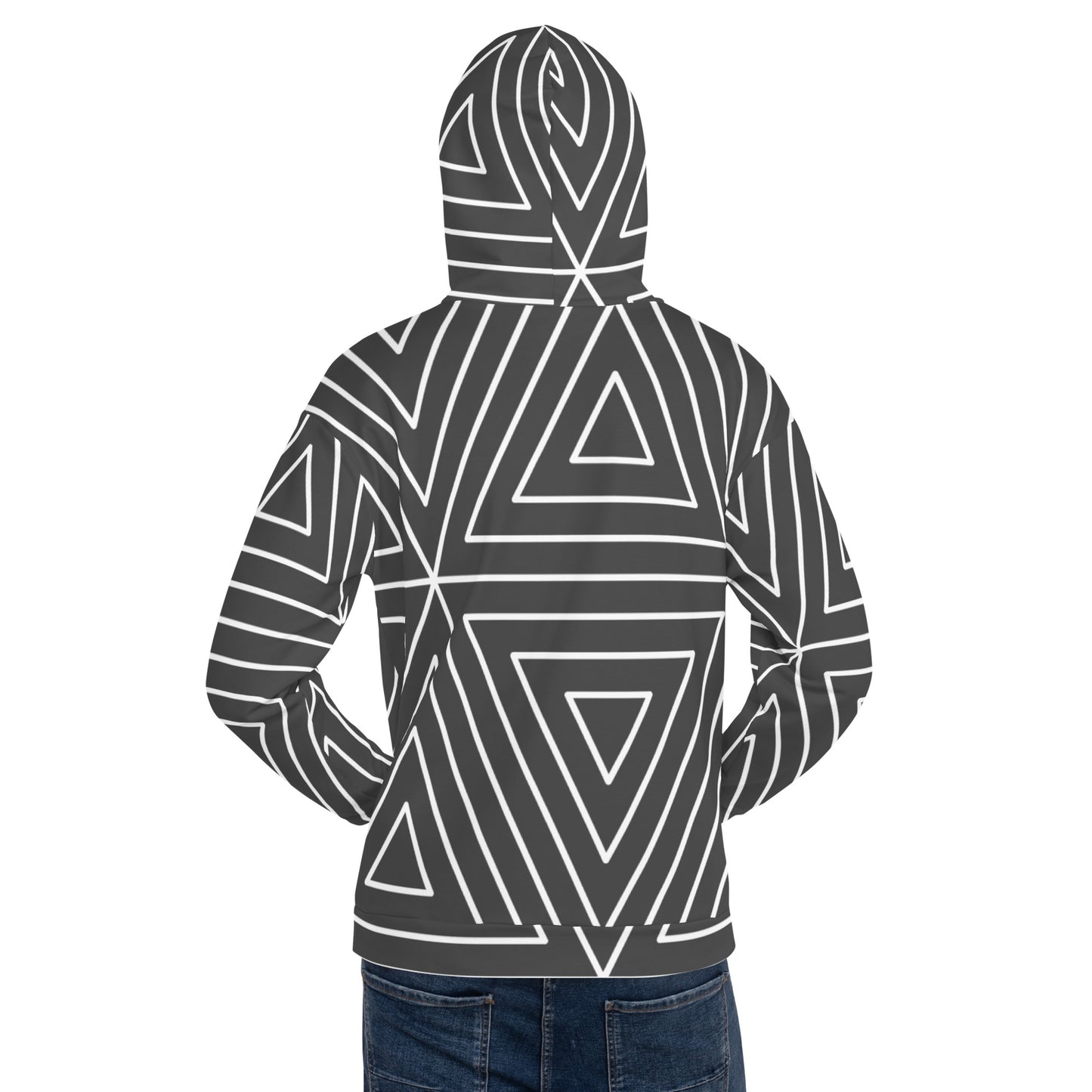 XCLUSIF POETIX BLACK TRIANGLE Unisex Hoodie