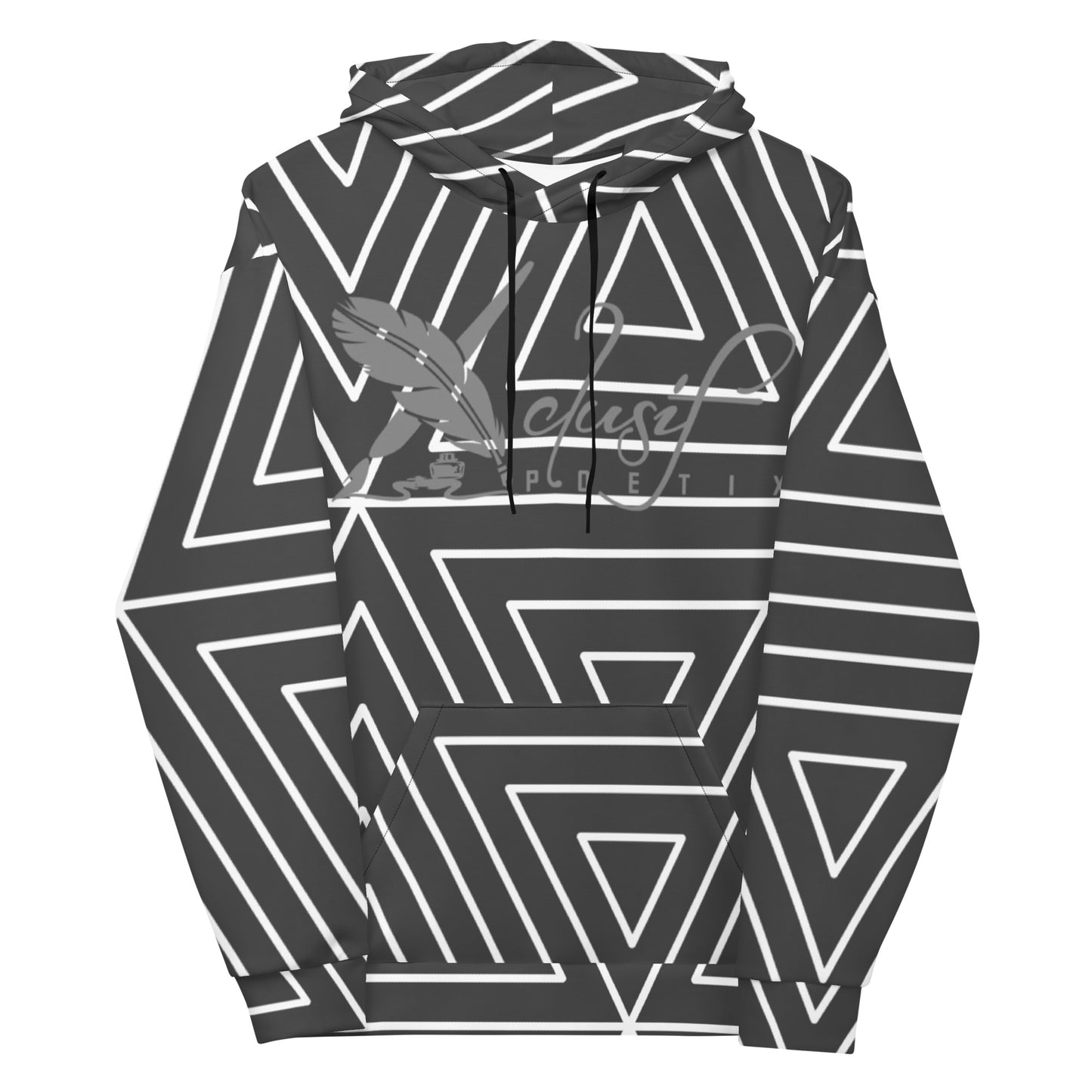 XCLUSIF POETIX BLACK TRIANGLE Unisex Hoodie