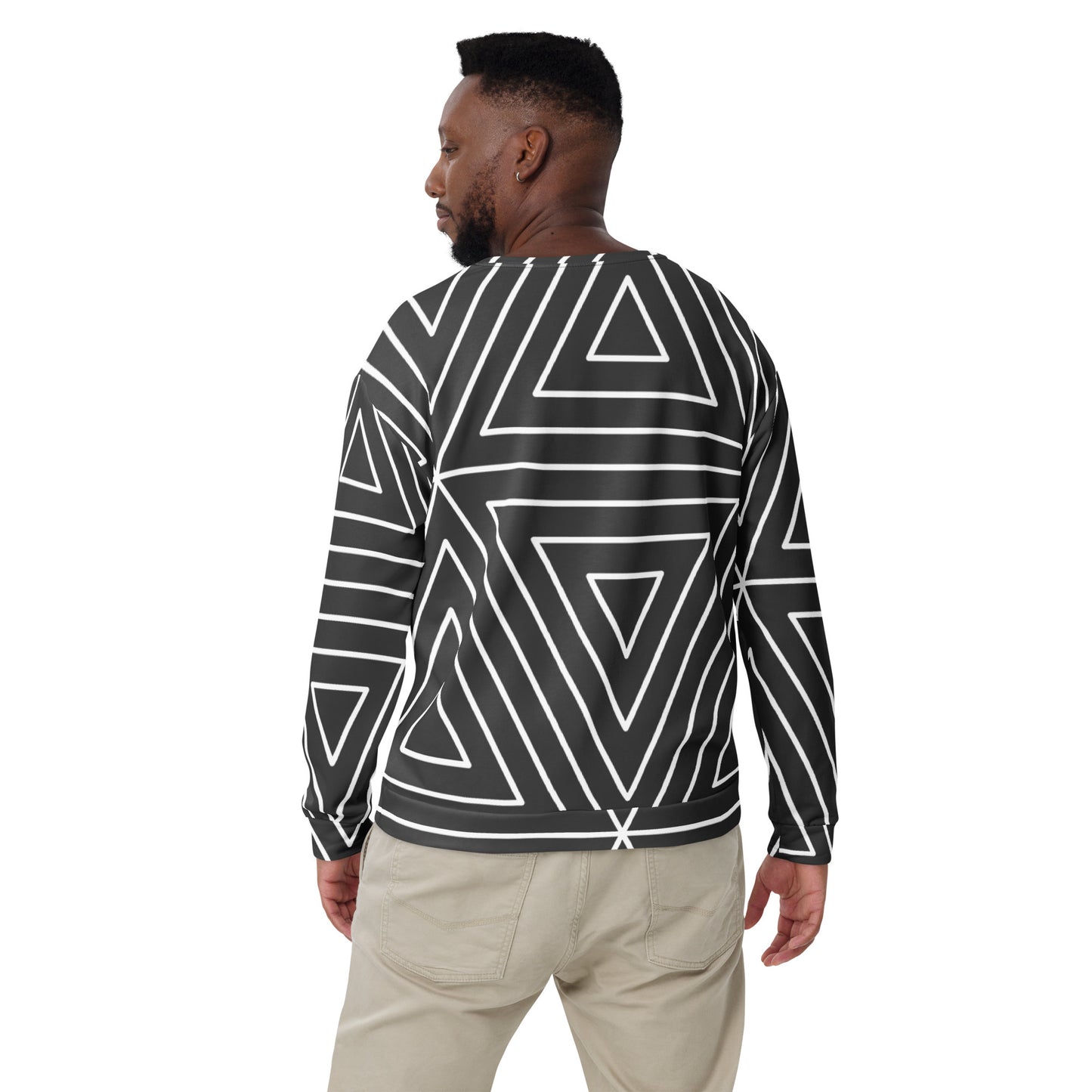 XCLUSIF POETIX BLACK TRIANGLE Unisex Sweatshirt