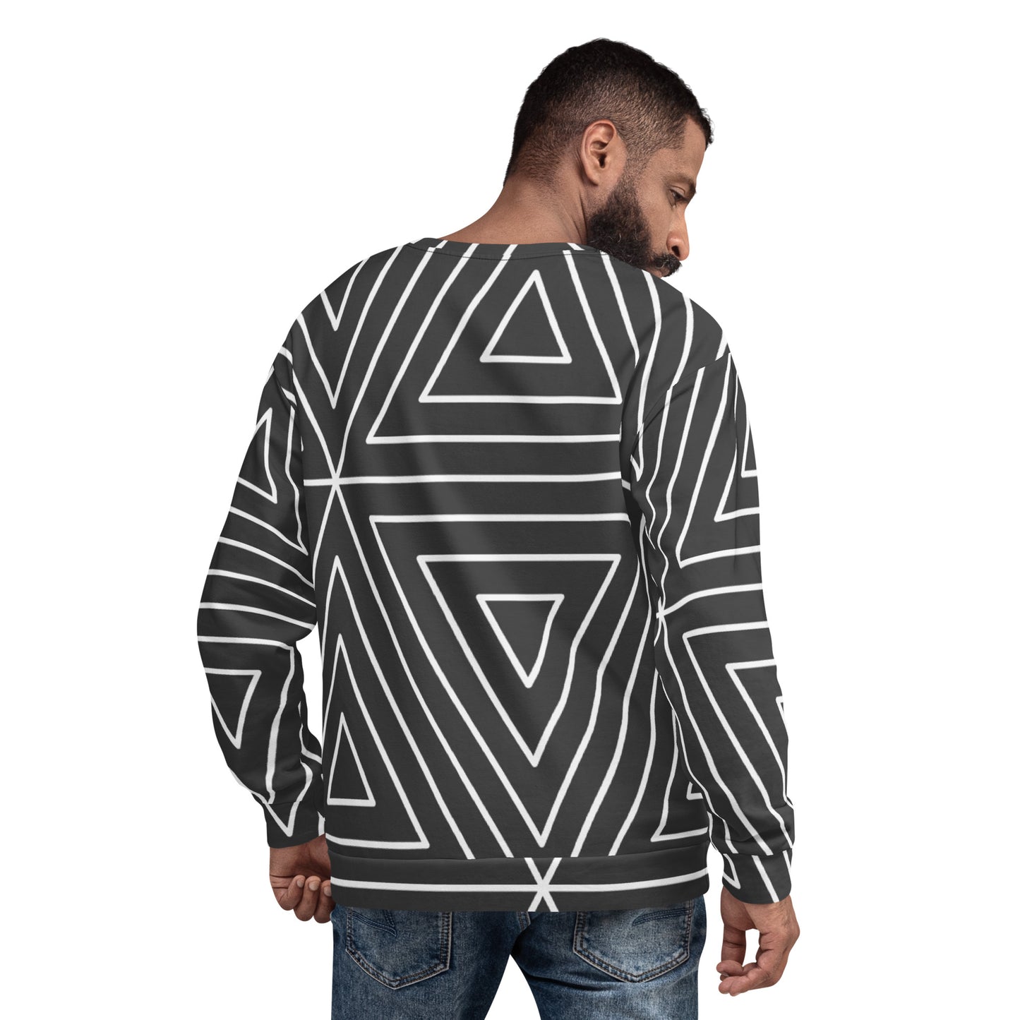 XCLUSIF POETIX BLACK TRIANGLE Unisex Sweatshirt