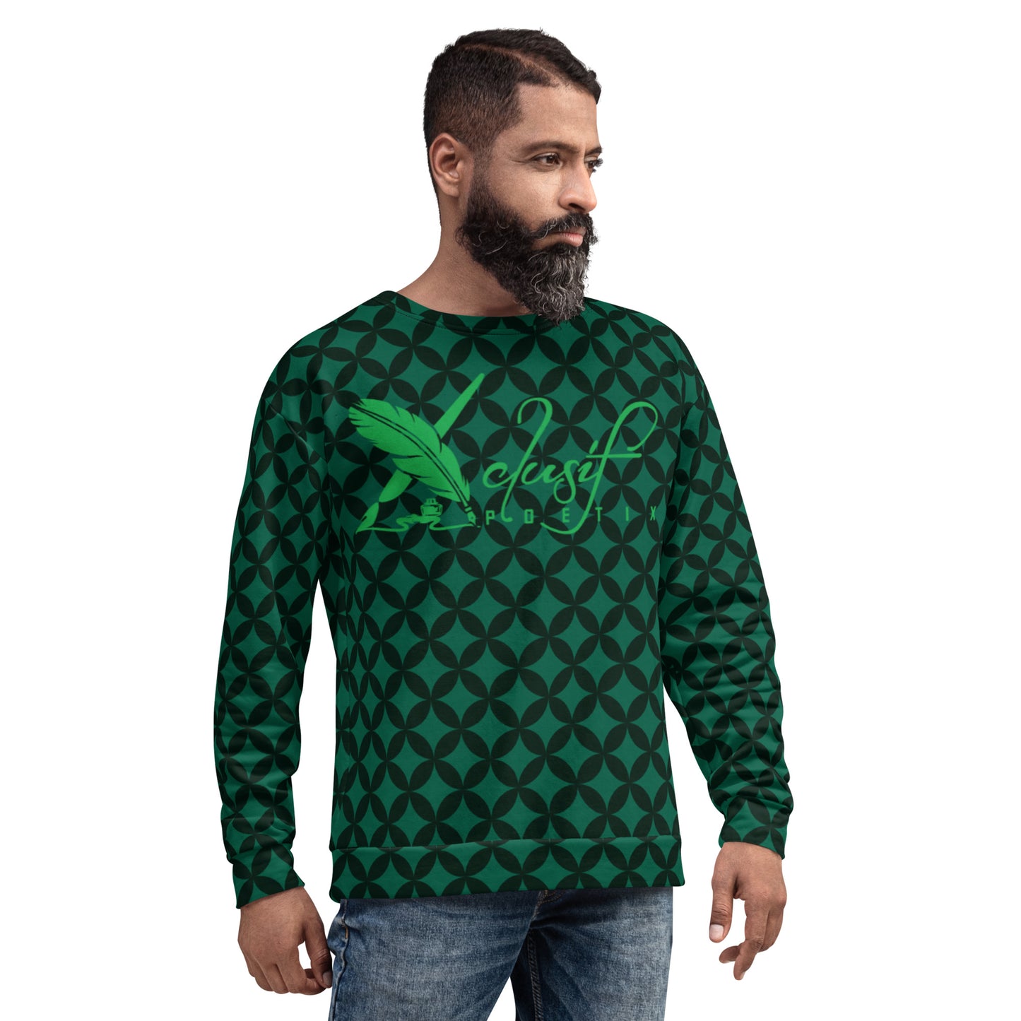 XCLUSIF POETIX LUXURY GREEN Unisex Sweatshirt