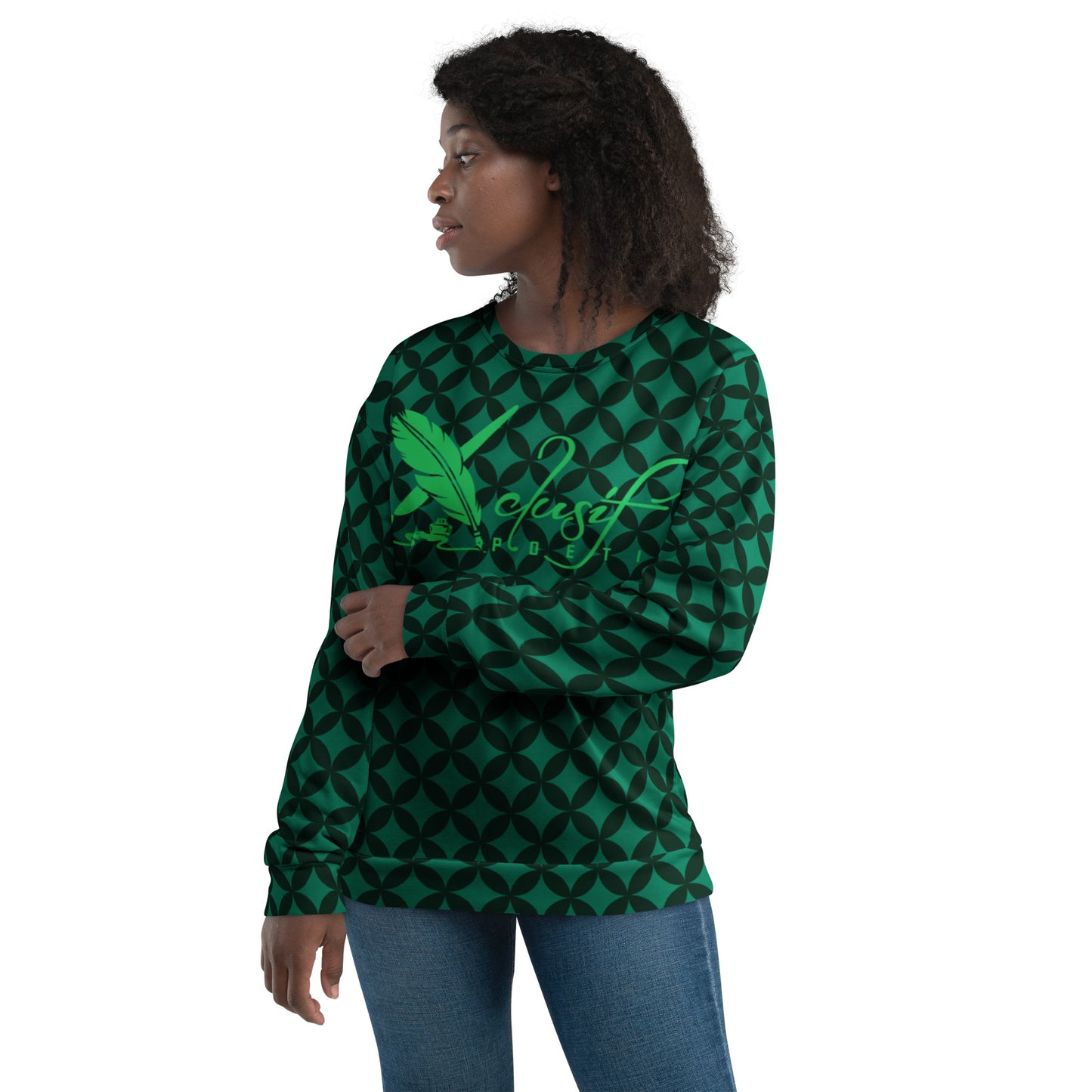 XCLUSIF POETIX LUXURY GREEN Unisex Sweatshirt