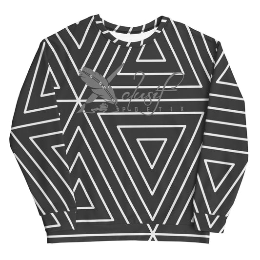 XCLUSIF POETIX BLACK TRIANGLE Unisex Sweatshirt