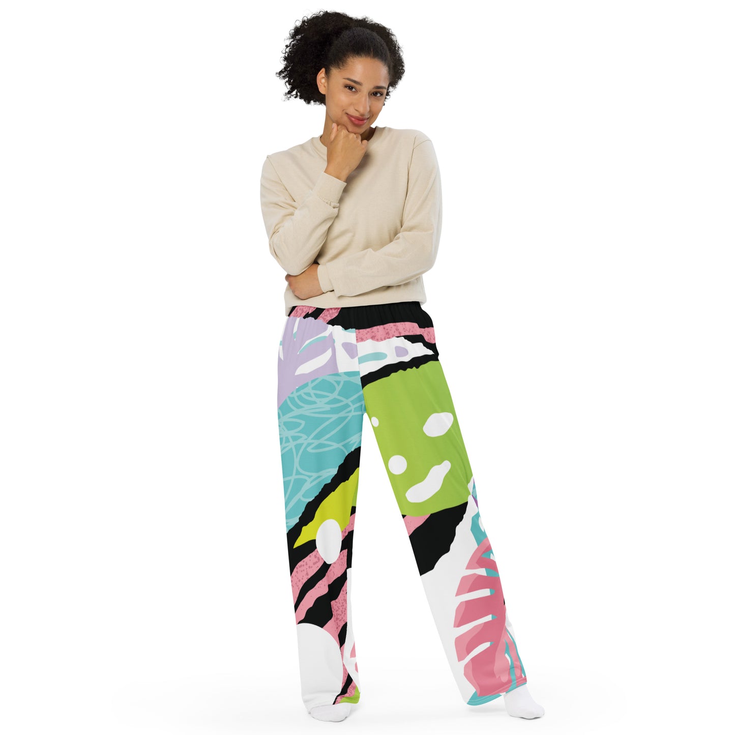 FRE (FRESH) BY XCLUSIF POETIX unisex wide-leg pants