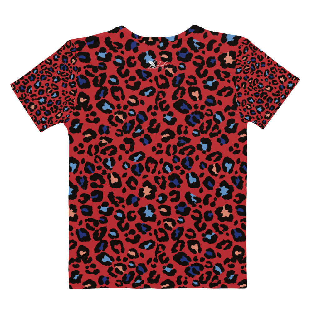 XCLUSIF POETIX RED LEOPARD Women's T-shirt