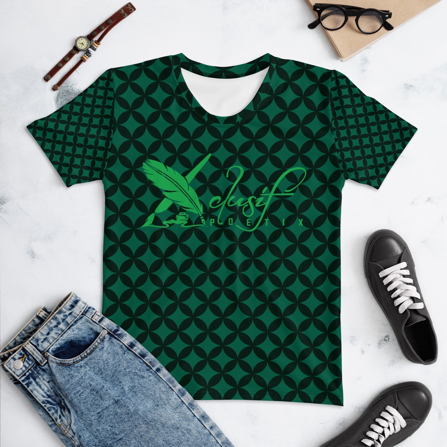 XCLUSIF POETIX LUXURY GREEN Women's T-shirt