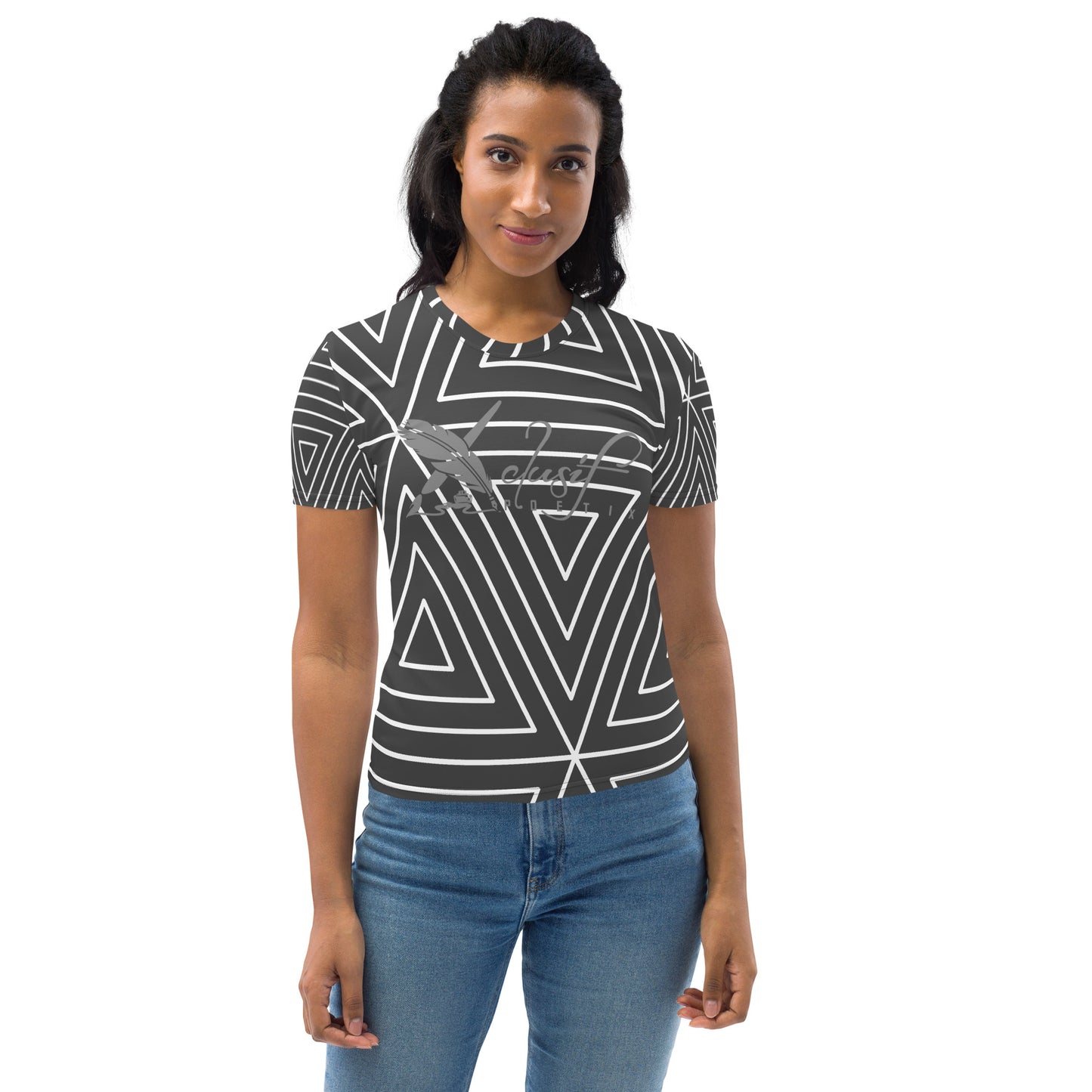 XCLUSIF POETIX BLACK TRIANGLE Women's T-shirt