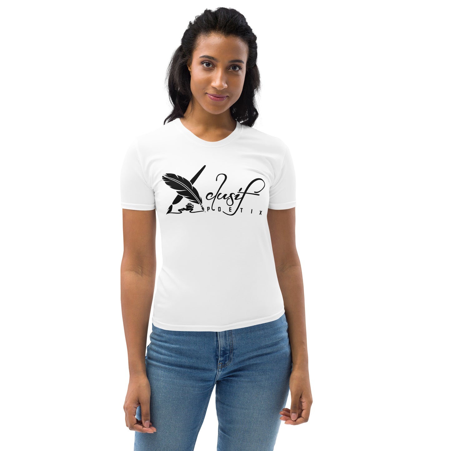 XCLUSIF POETIX WHITE & BLACK Women's T-shirt