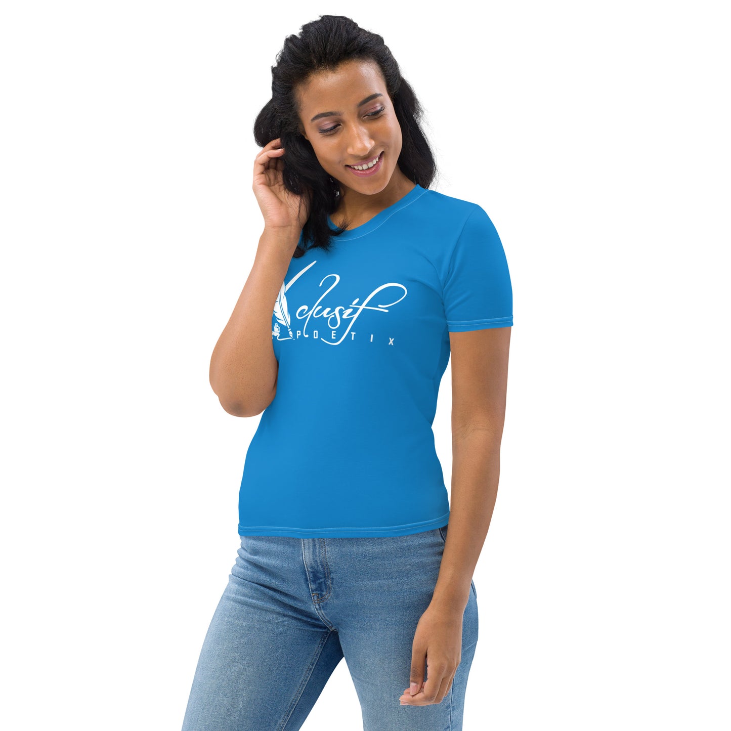 XCLUSIF POETIX BLUE & WHITE Women's T-shirt