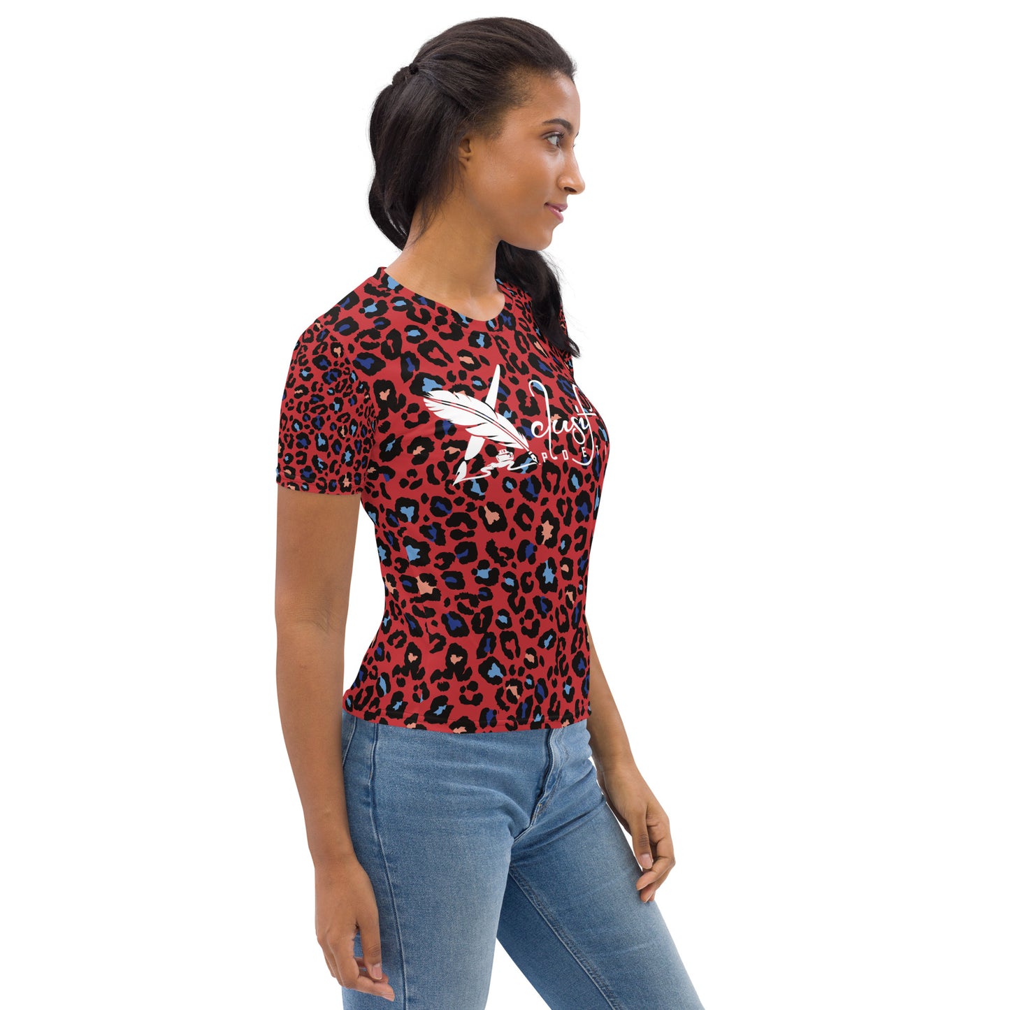 XCLUSIF POETIX RED LEOPARD Women's T-shirt