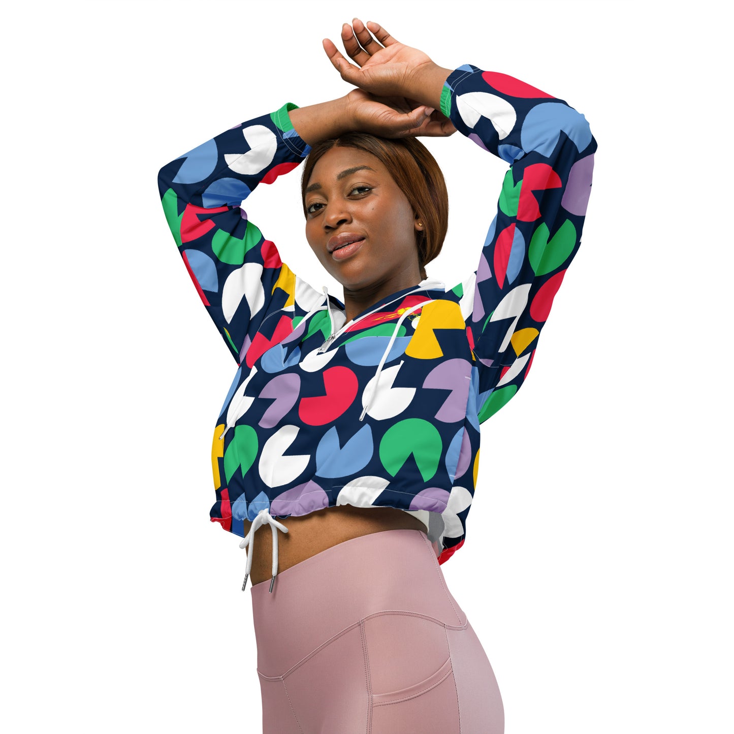 XCLUSIF POETIX VIBRANT Women’s cropped windbreaker