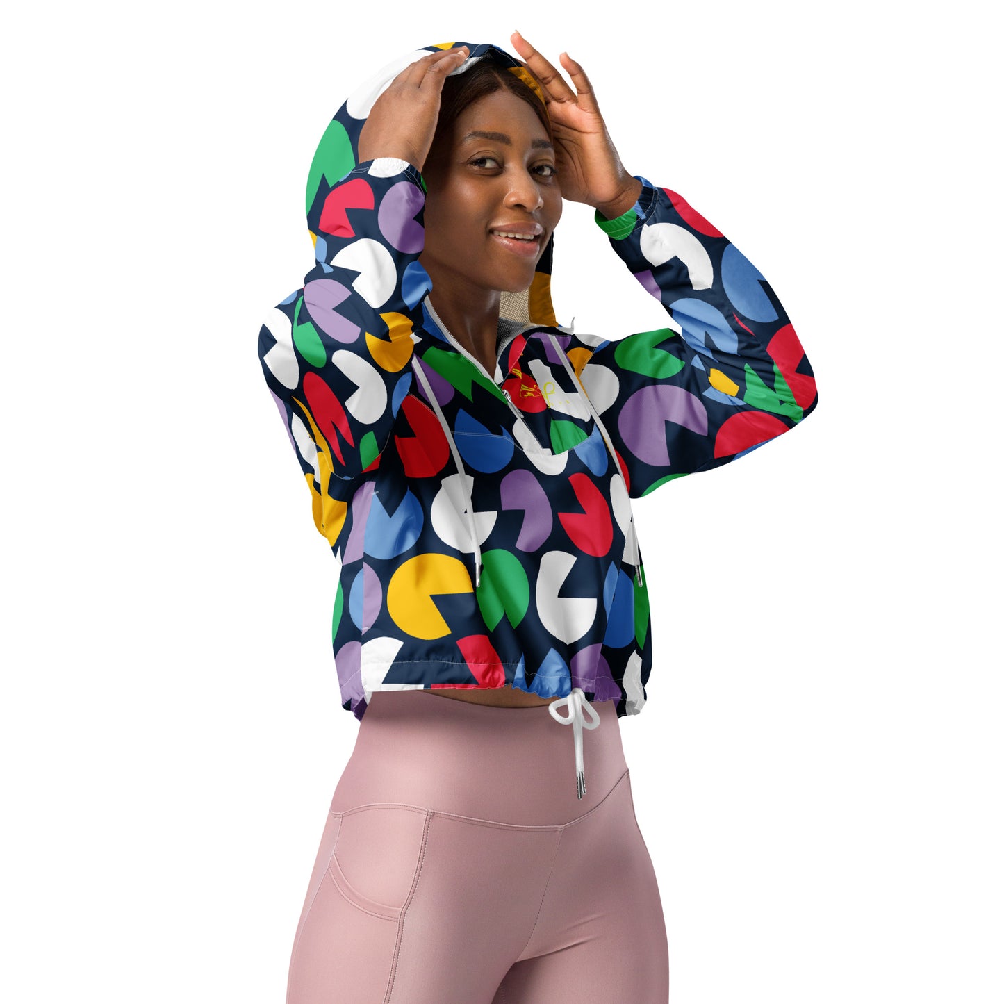 XCLUSIF POETIX VIBRANT Women’s cropped windbreaker