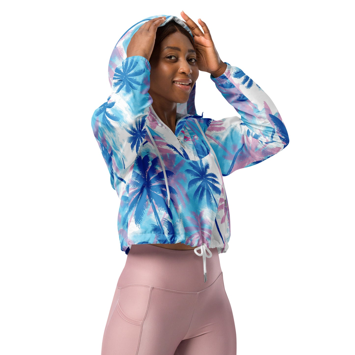 XCLUSIF POETIX MIAMI Women’s cropped windbreaker