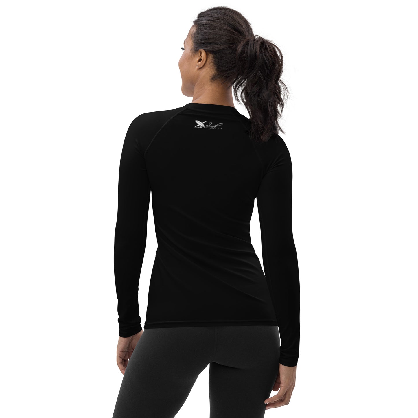 XCLUSIF POETIX BLACK & WHITE Women's Rash Guard