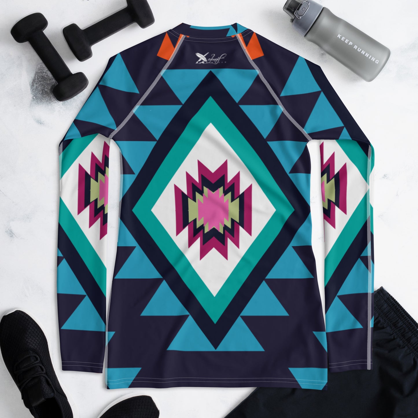 TRIBAL BY XCLUSIF POETIX Women's Rash Guard