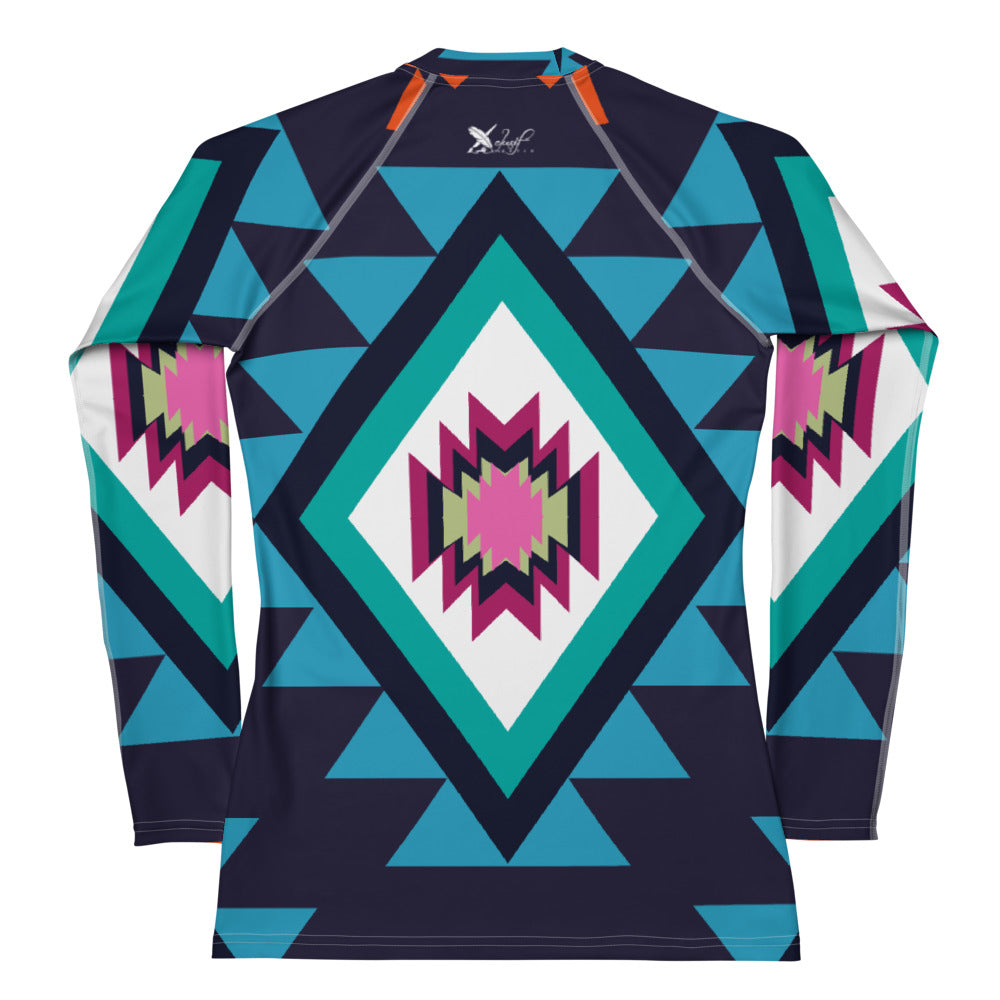 TRIBAL BY XCLUSIF POETIX Women's Rash Guard