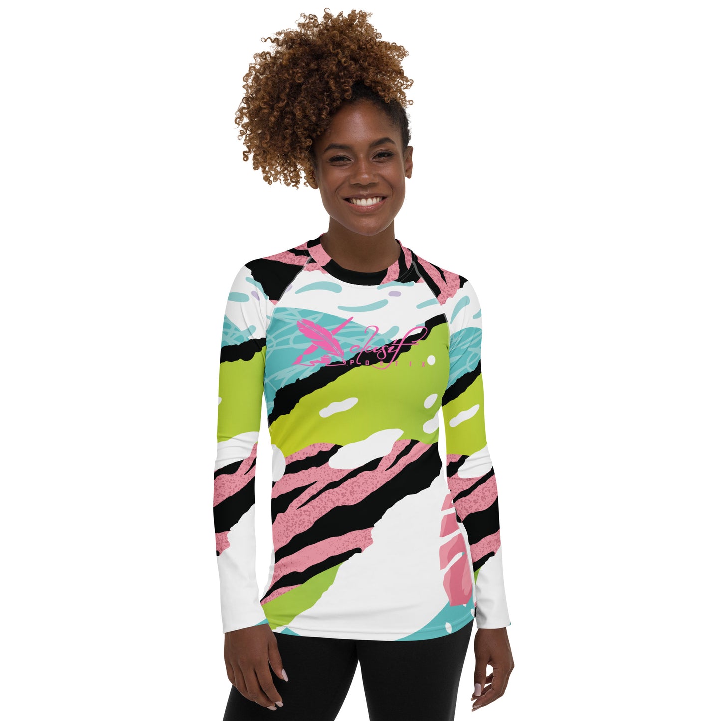 FRE (FRESH) BY XCLUSIF POETIX Women's Rash Guard