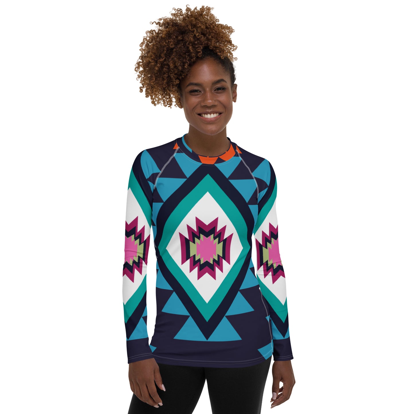 TRIBAL BY XCLUSIF POETIX Women's Rash Guard