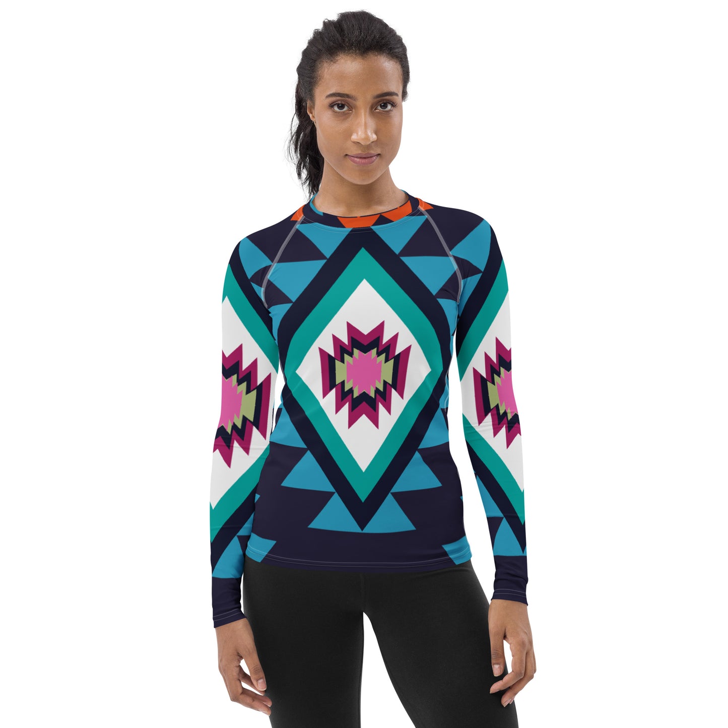 TRIBAL BY XCLUSIF POETIX Women's Rash Guard