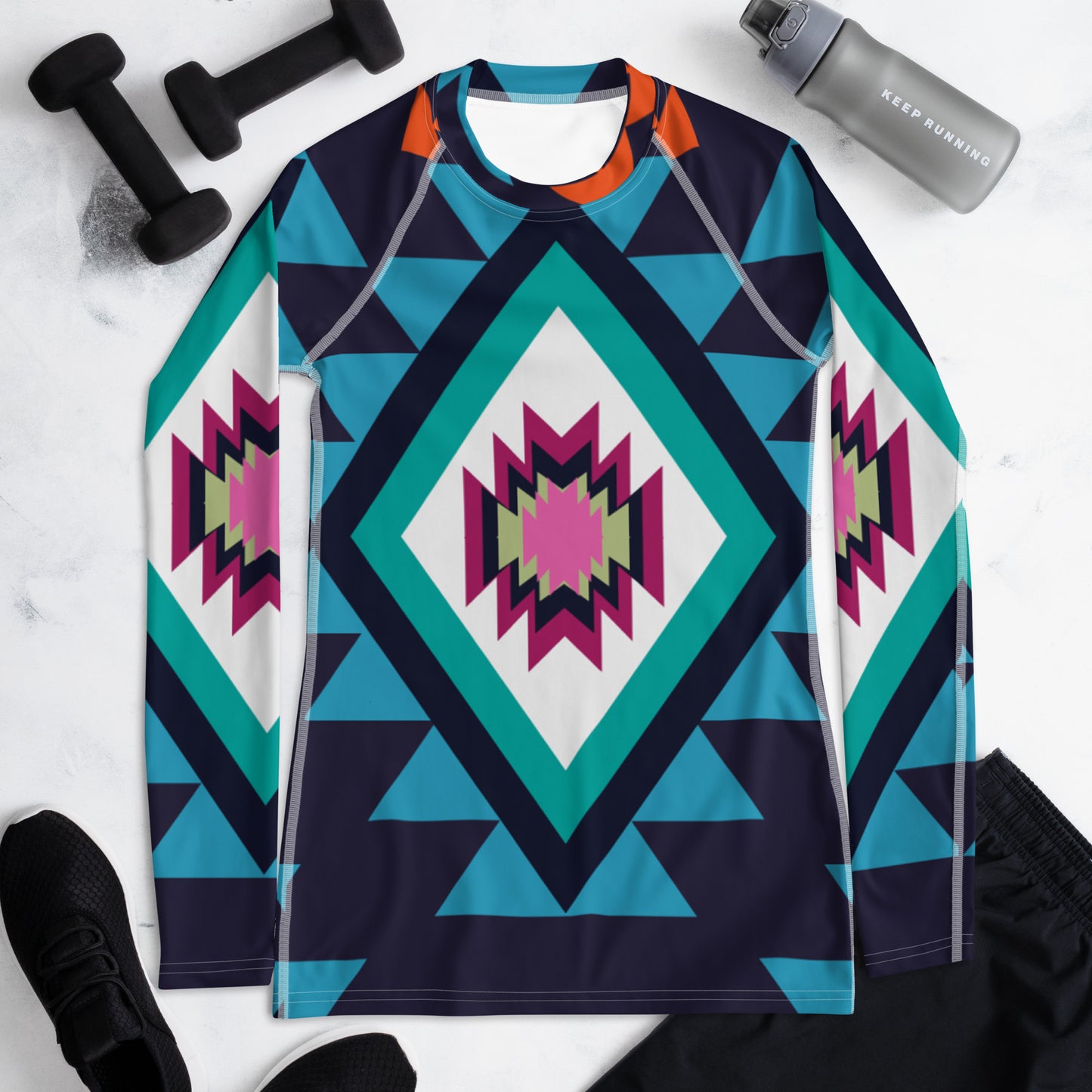 TRIBAL BY XCLUSIF POETIX Women's Rash Guard