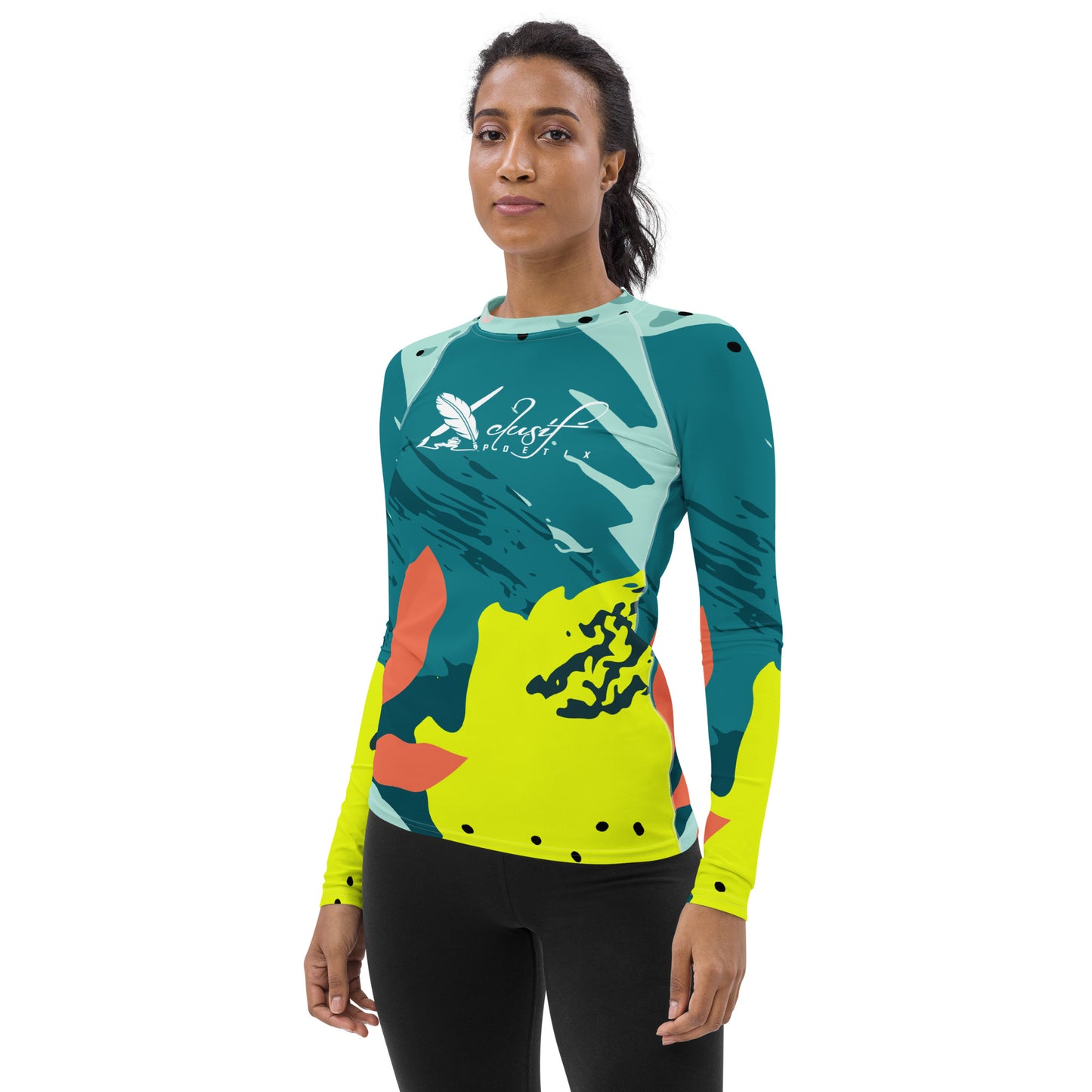 XCLUSIF POETIX JUNGLE Women's Rash Guard