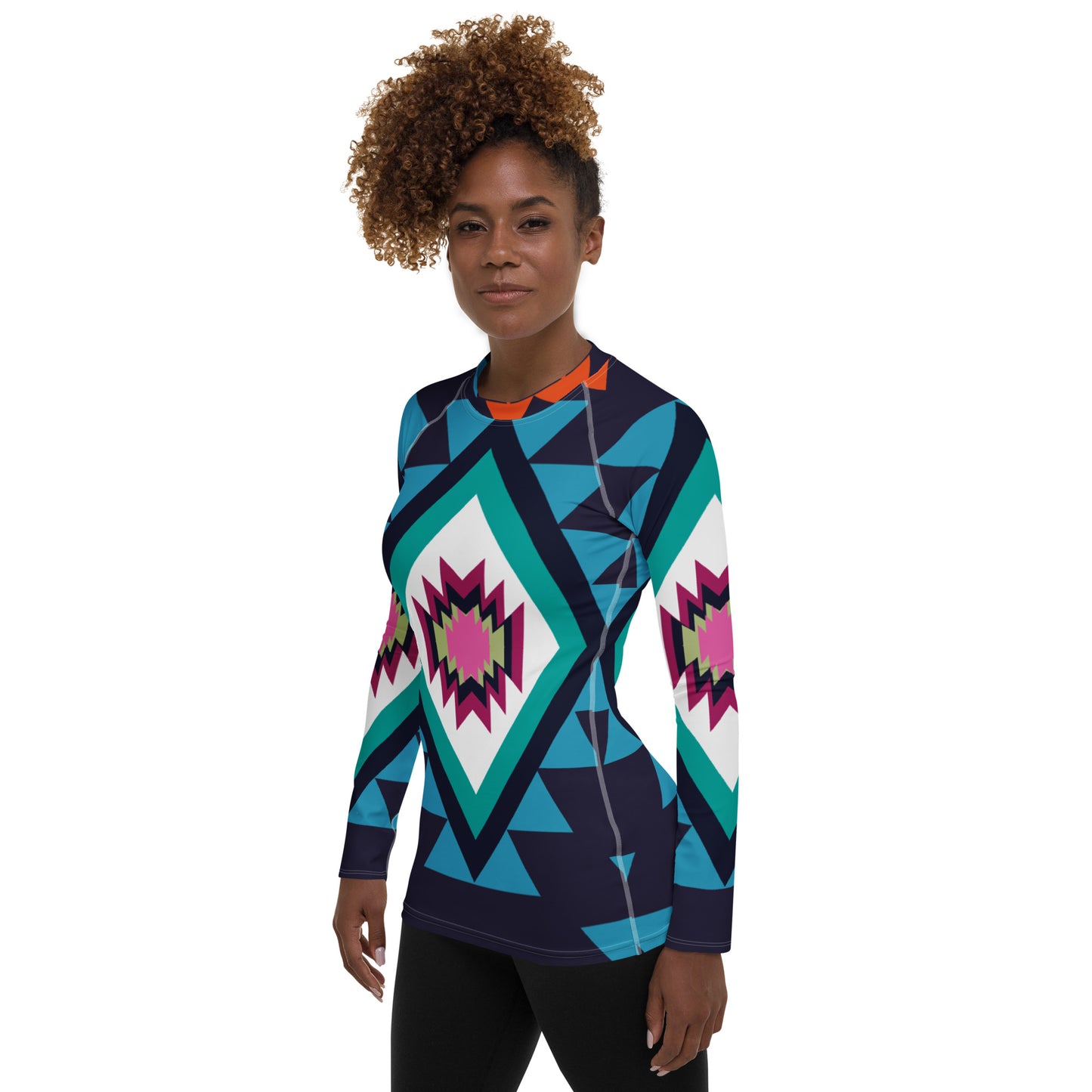 TRIBAL BY XCLUSIF POETIX Women's Rash Guard