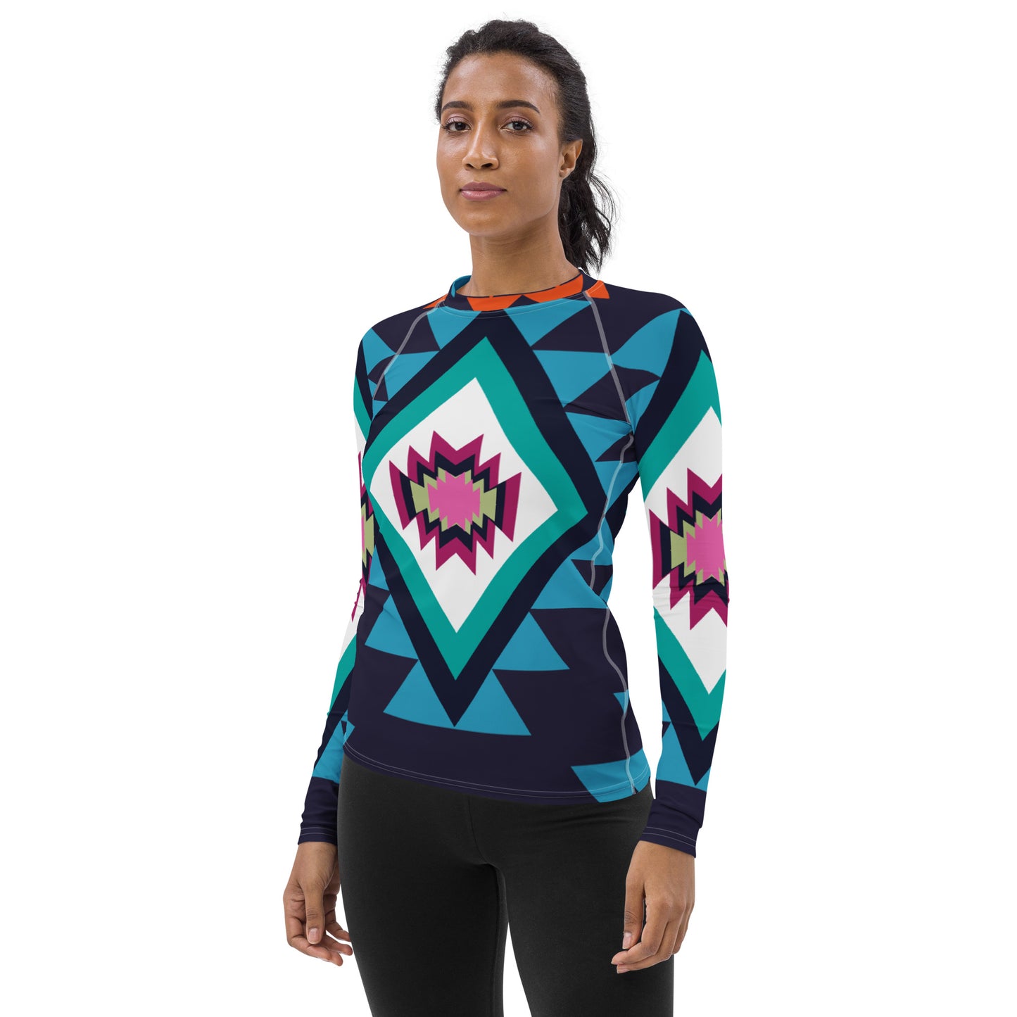 TRIBAL BY XCLUSIF POETIX Women's Rash Guard