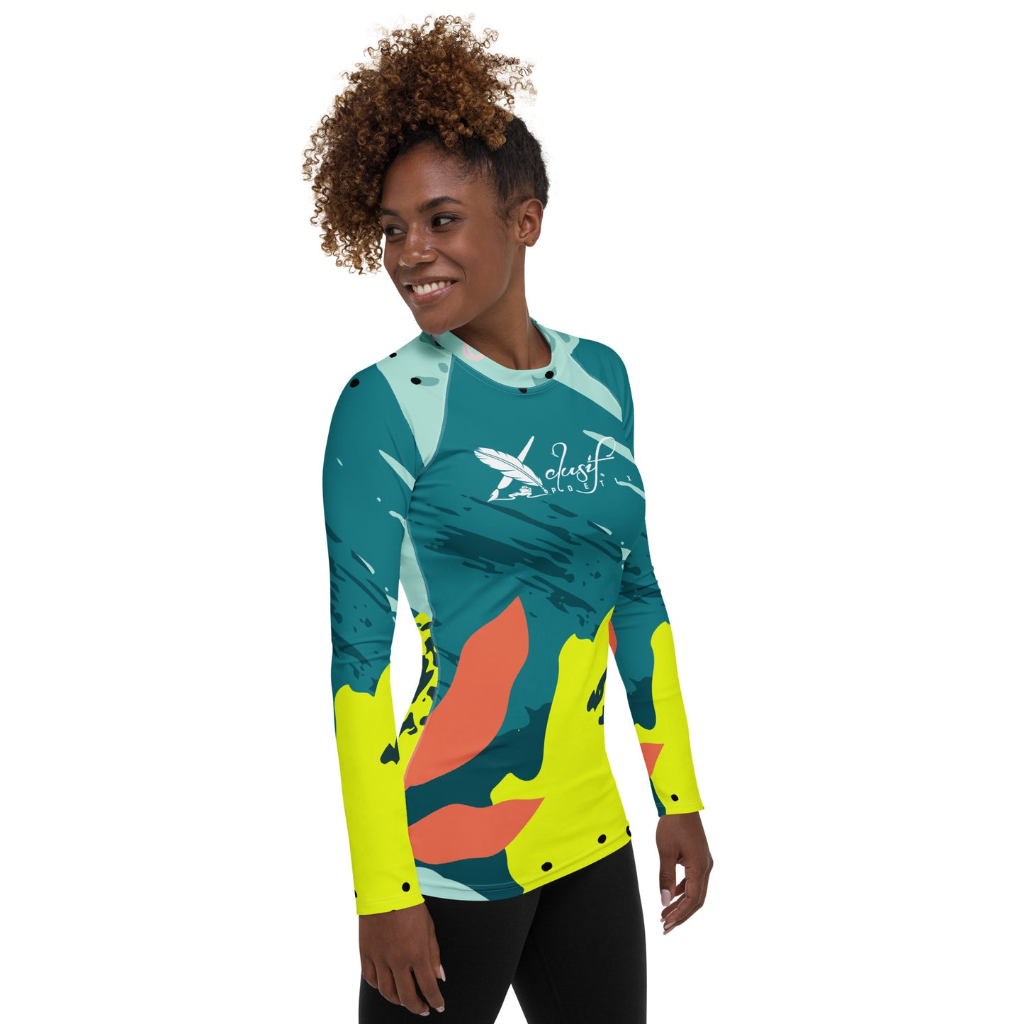 XCLUSIF POETIX JUNGLE Women's Rash Guard