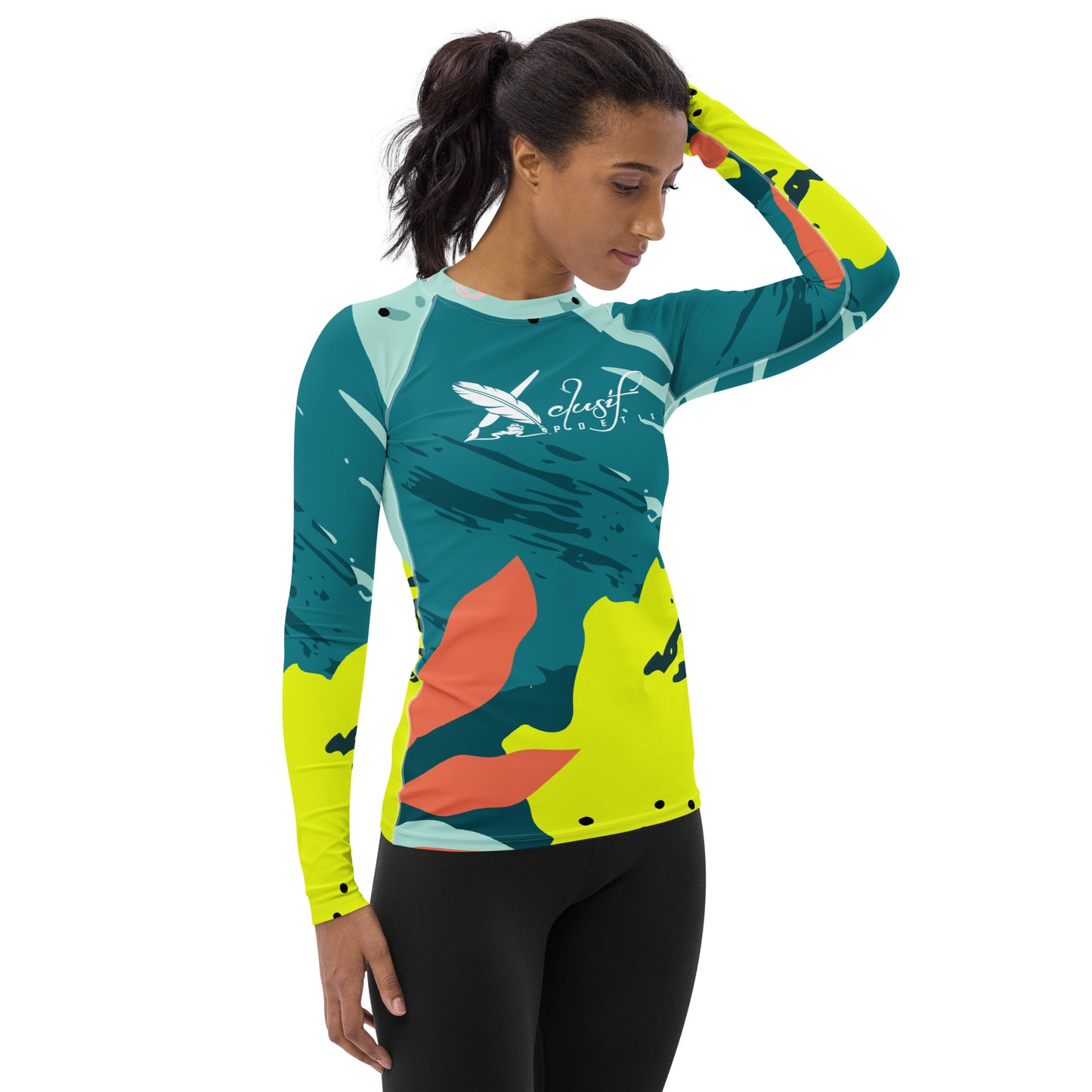 XCLUSIF POETIX JUNGLE Women's Rash Guard