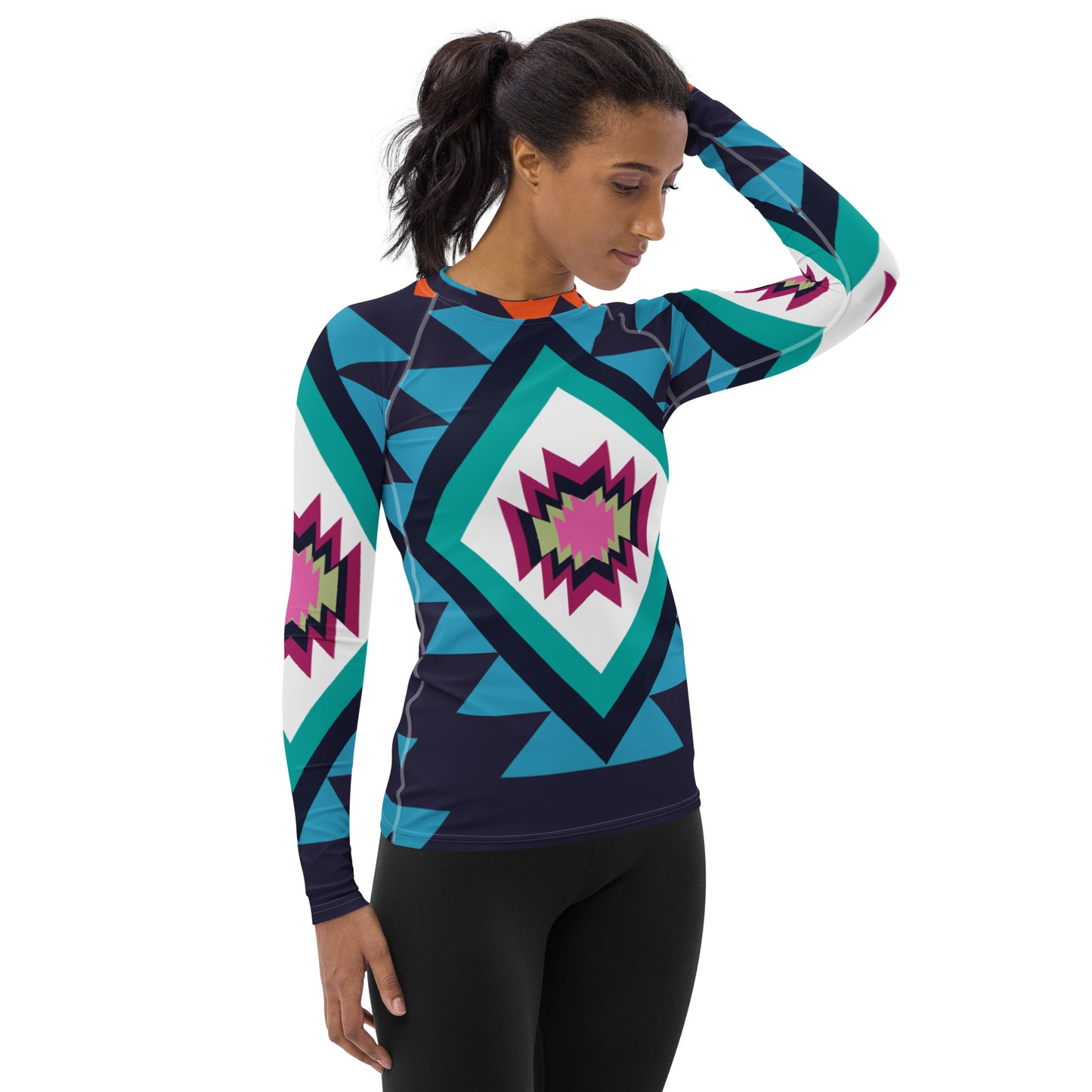 TRIBAL BY XCLUSIF POETIX Women's Rash Guard