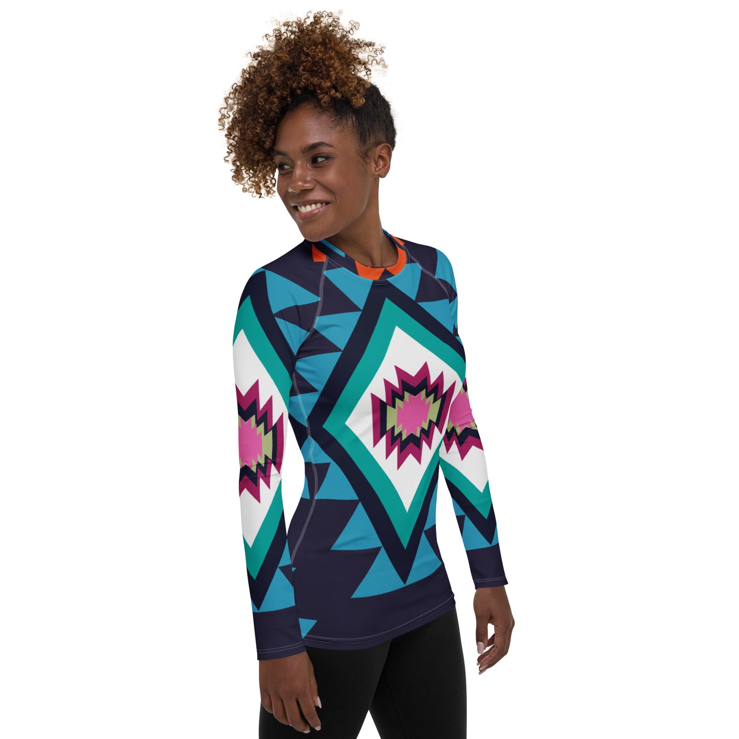 TRIBAL BY XCLUSIF POETIX Women's Rash Guard