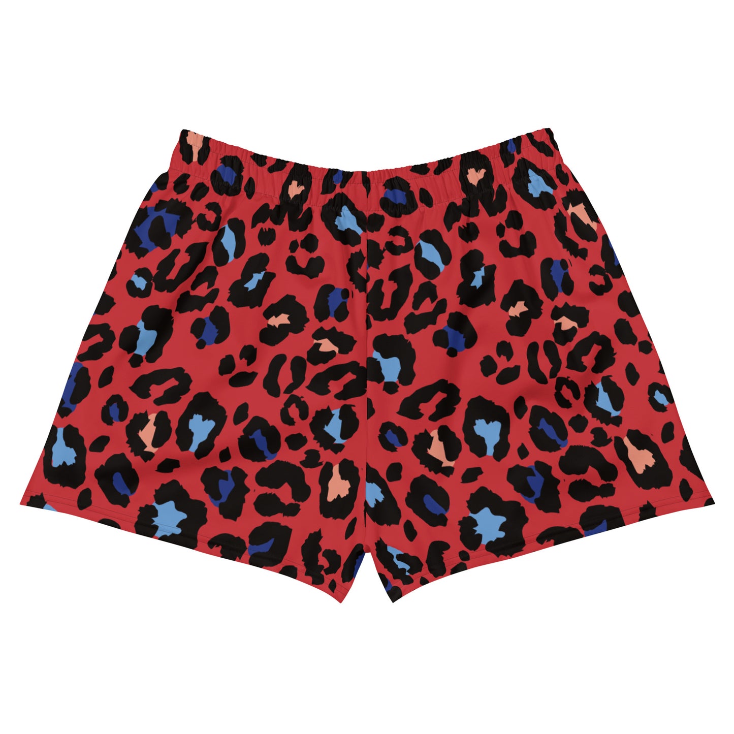 XCLUSIF POETIX RED LEOPARD Women’s Athletic Shorts