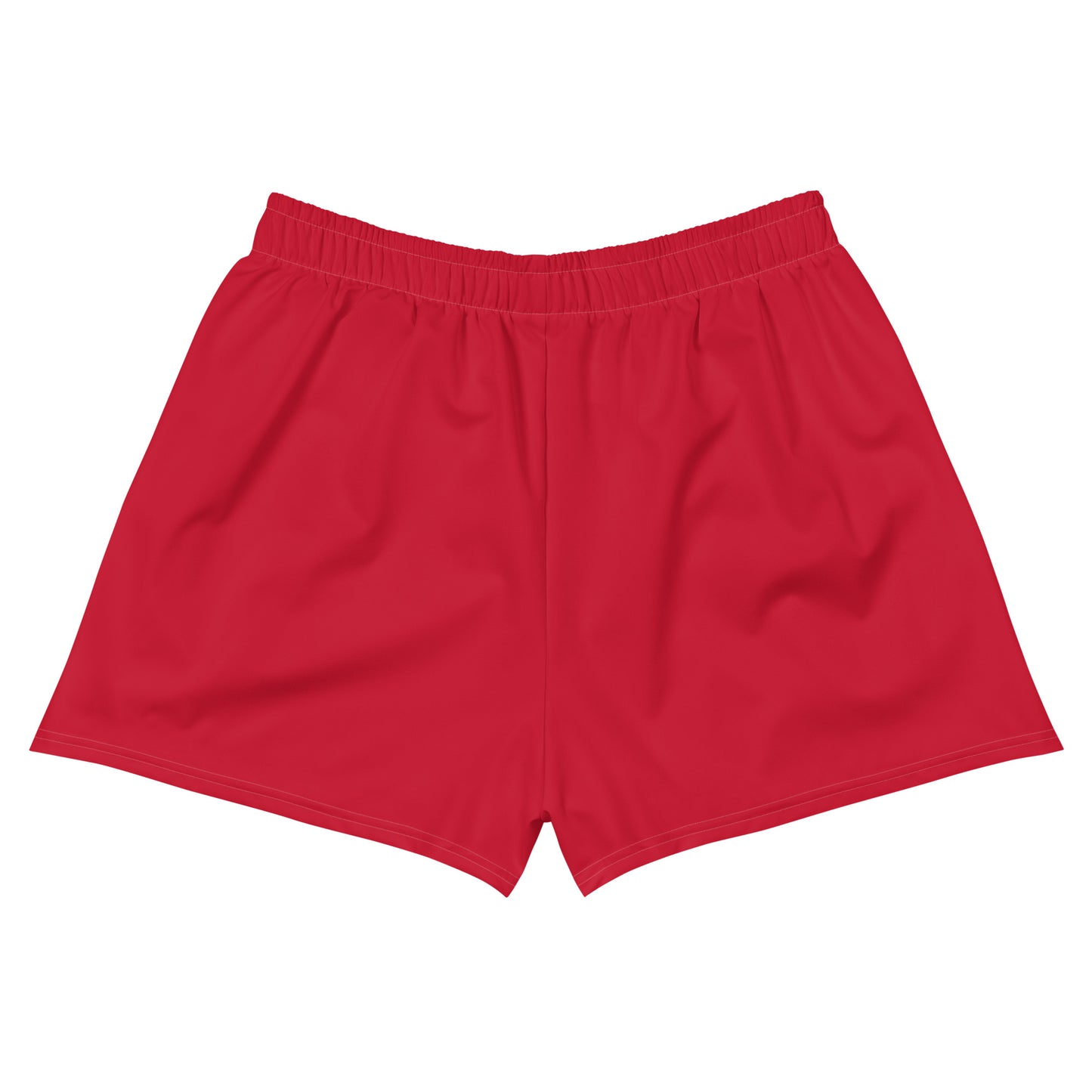 XCLUSIF POETIX RED & WHITE LOGO Women’s Athletic Shorts