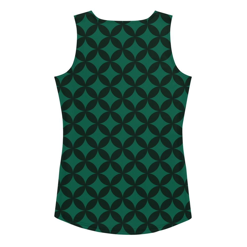 XCLUSIF POETIX LUXURY GREEN Women's Tank Top