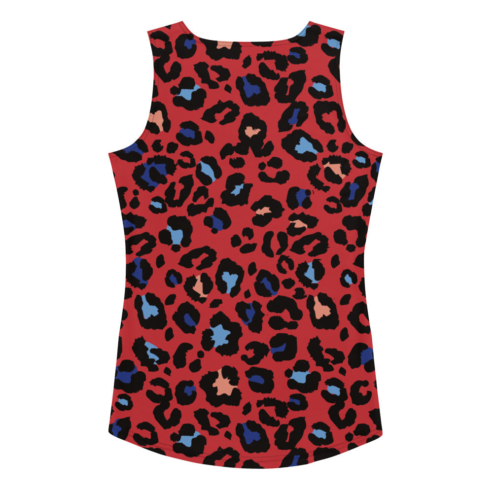 XCLUSIF POETIX RED LEOPARD Women's Tank Top